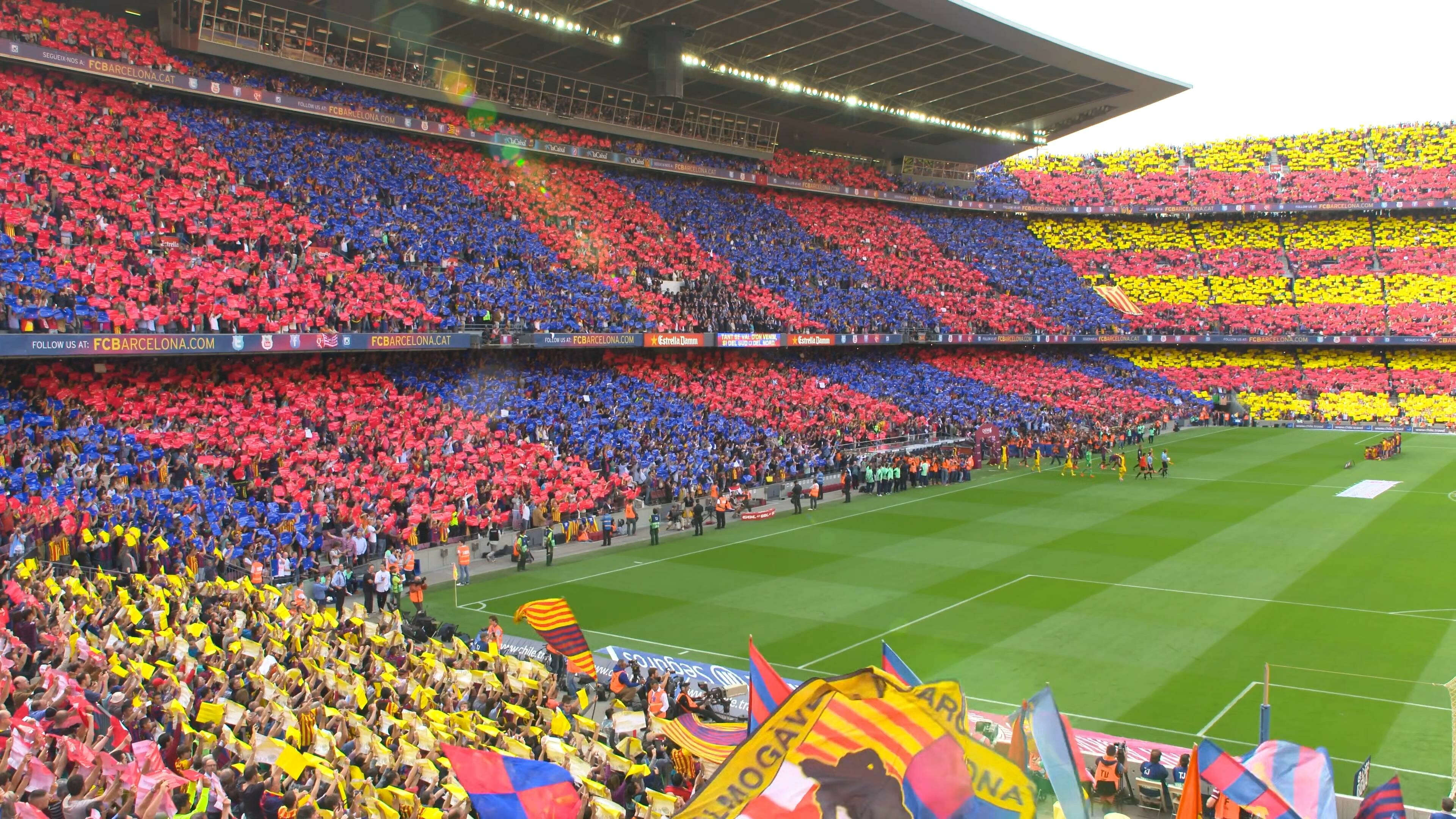 Camp Nou, Soccer Wallpaper, 3840x2160 4K Desktop