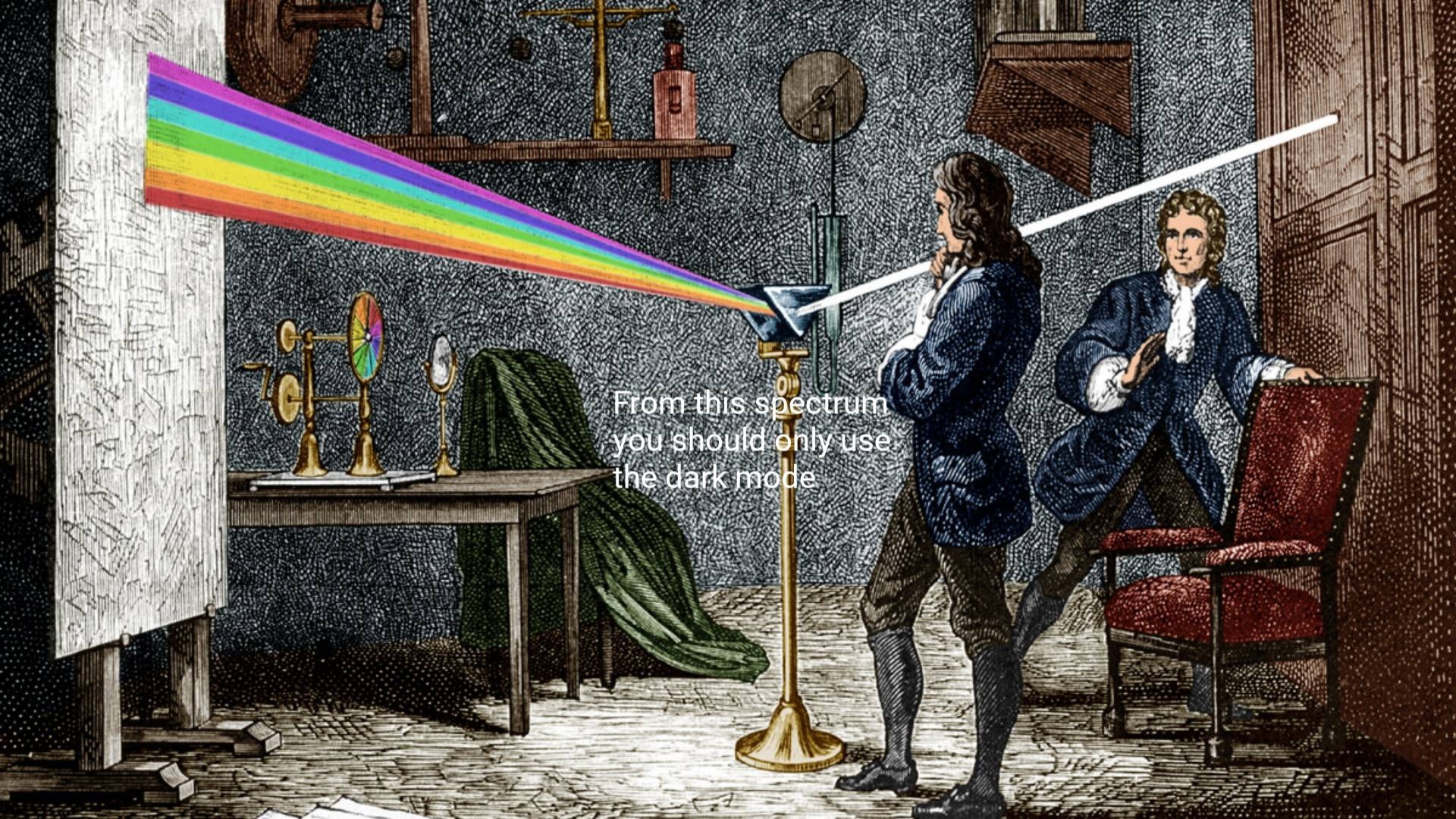 Prism experiment, Isaac Newton Wallpaper, 1920x1080 Full HD Desktop