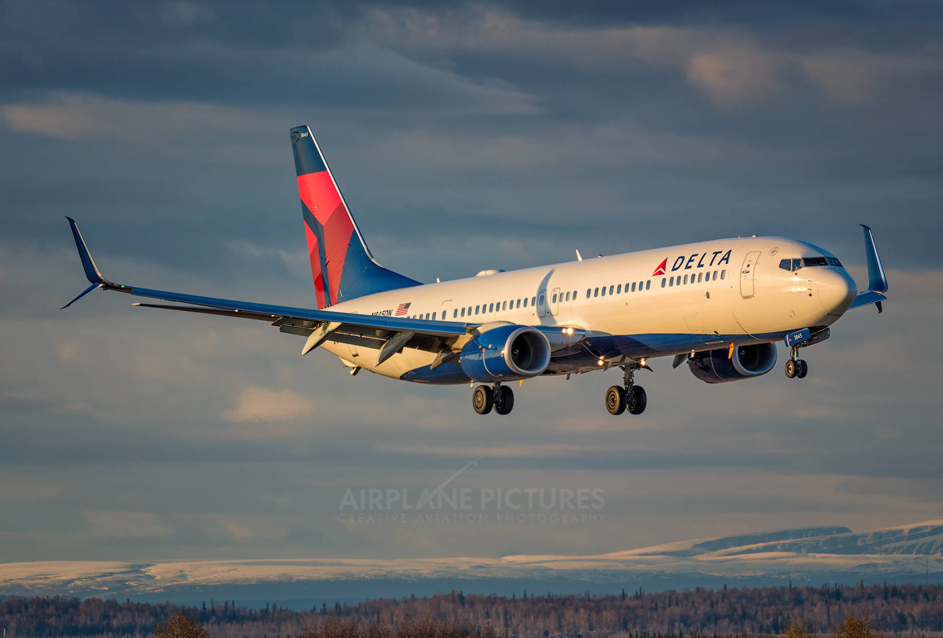 Delta Air Lines, N845DN, Anchorage Ted Stevens, Photo ID 751923, 1920x1300 HD Desktop