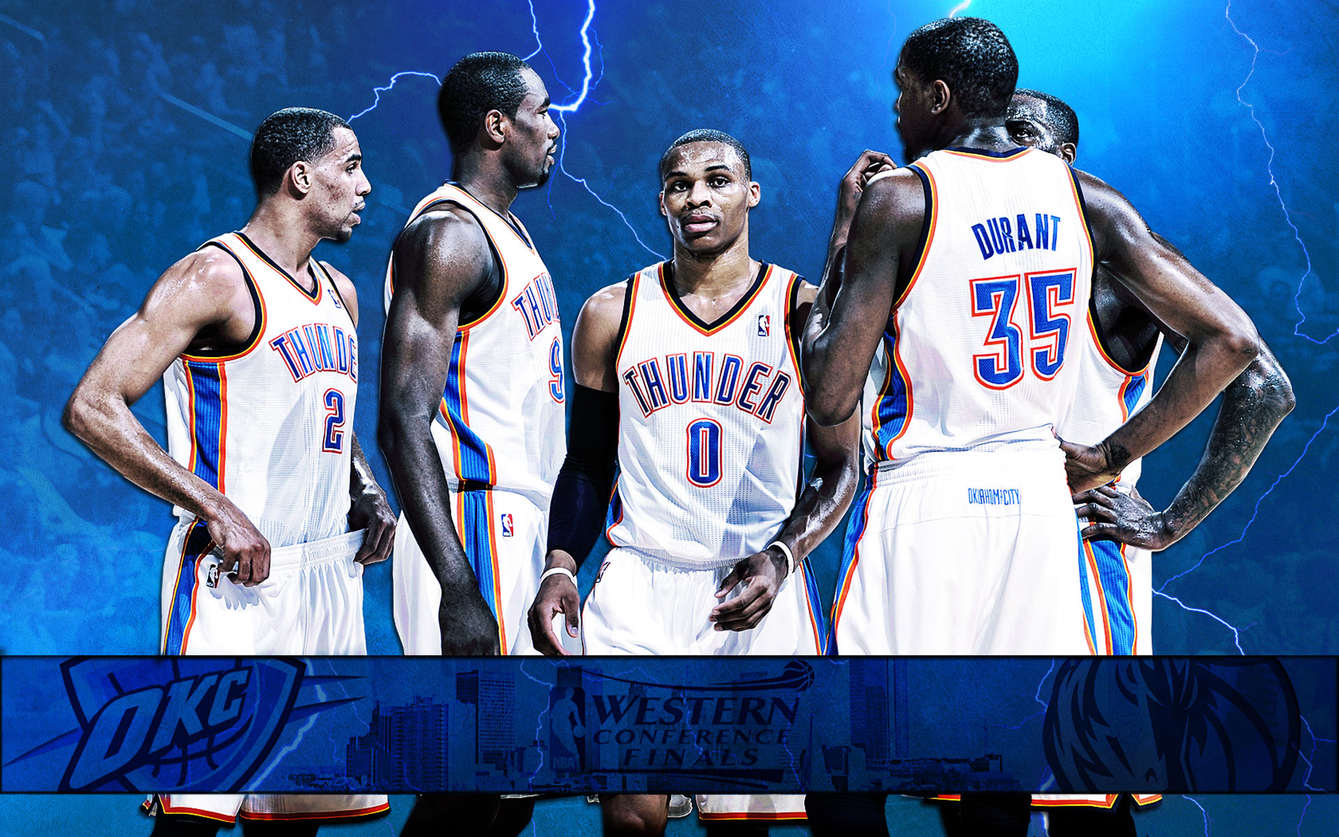 Oklahoma City Thunder, Basketball wallpaper, NBA team, Wallpaper 158419, 1920x1200 HD Desktop