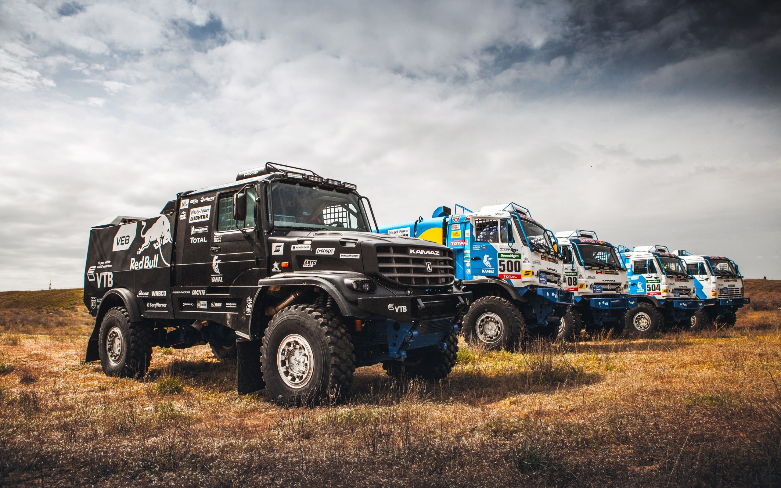 Kamaz Multi-Class Team Dakar, Rally Raid Wallpaper, 2560x1600 HD Desktop