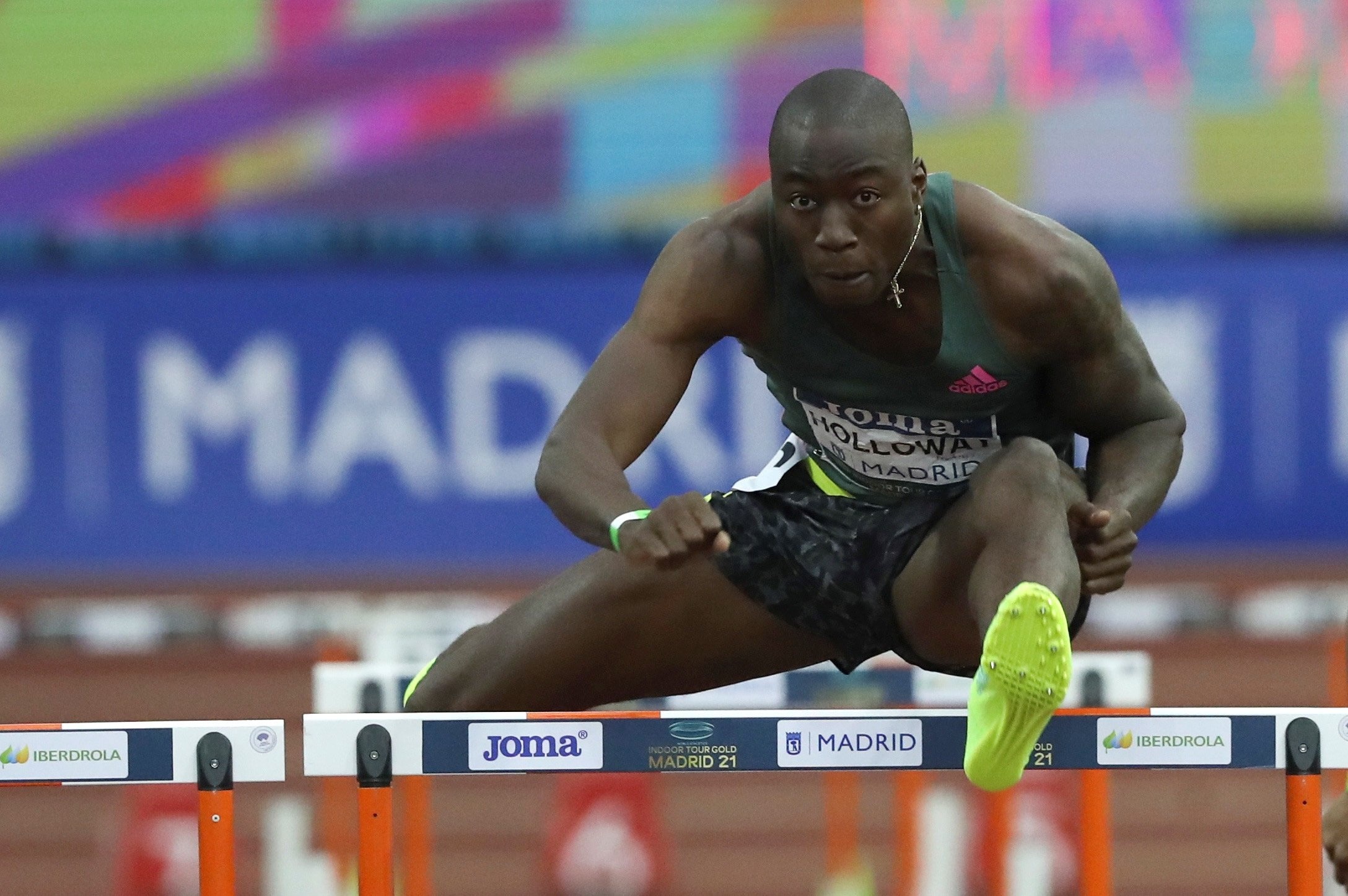 Grant Holloway, Hurdling Wallpaper, 2180x1450 HD Desktop