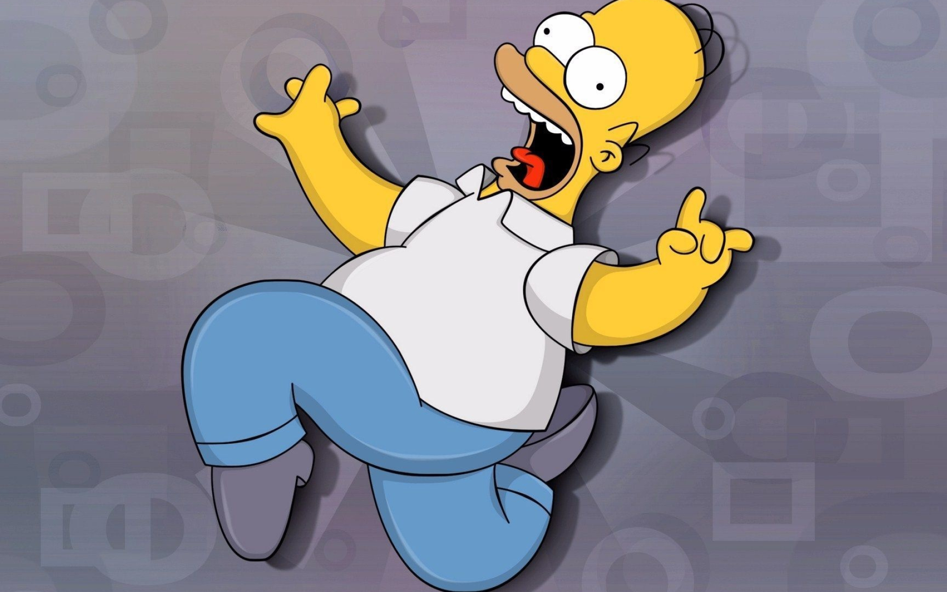 Scared, Homer (The Simpsons) Wallpaper, 1920x1200 HD Desktop