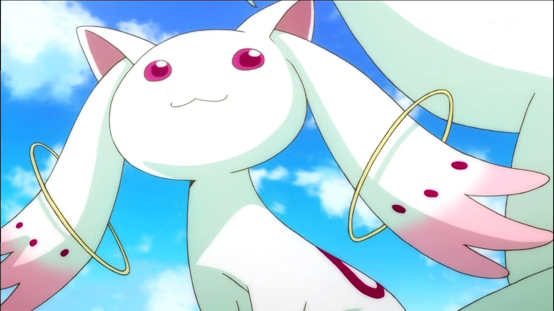 Kyubey, Sayaka Miki, Magical creature, Anime, 1920x1080 Full HD Desktop