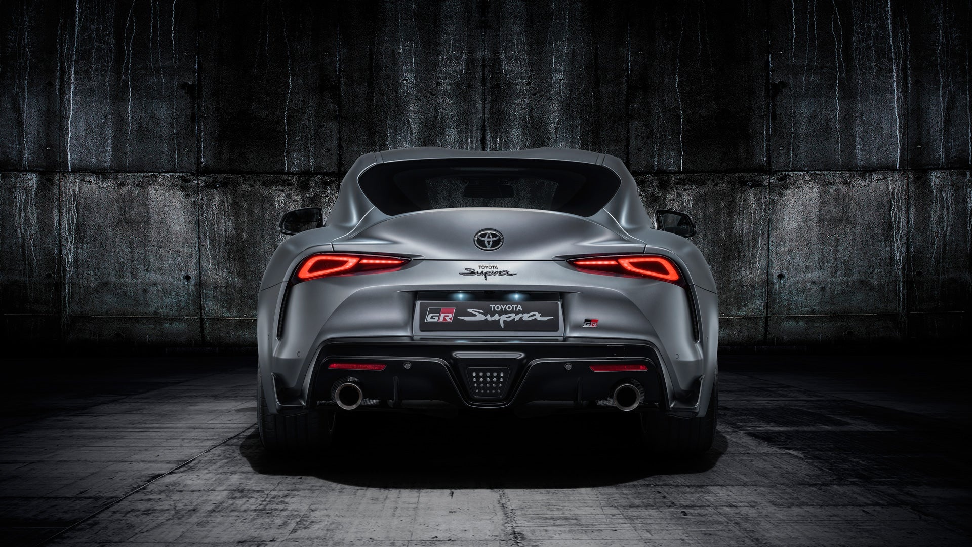 New Supra Rear View, Toyota GR Supra Wallpaper, 1920x1080 Full HD Desktop