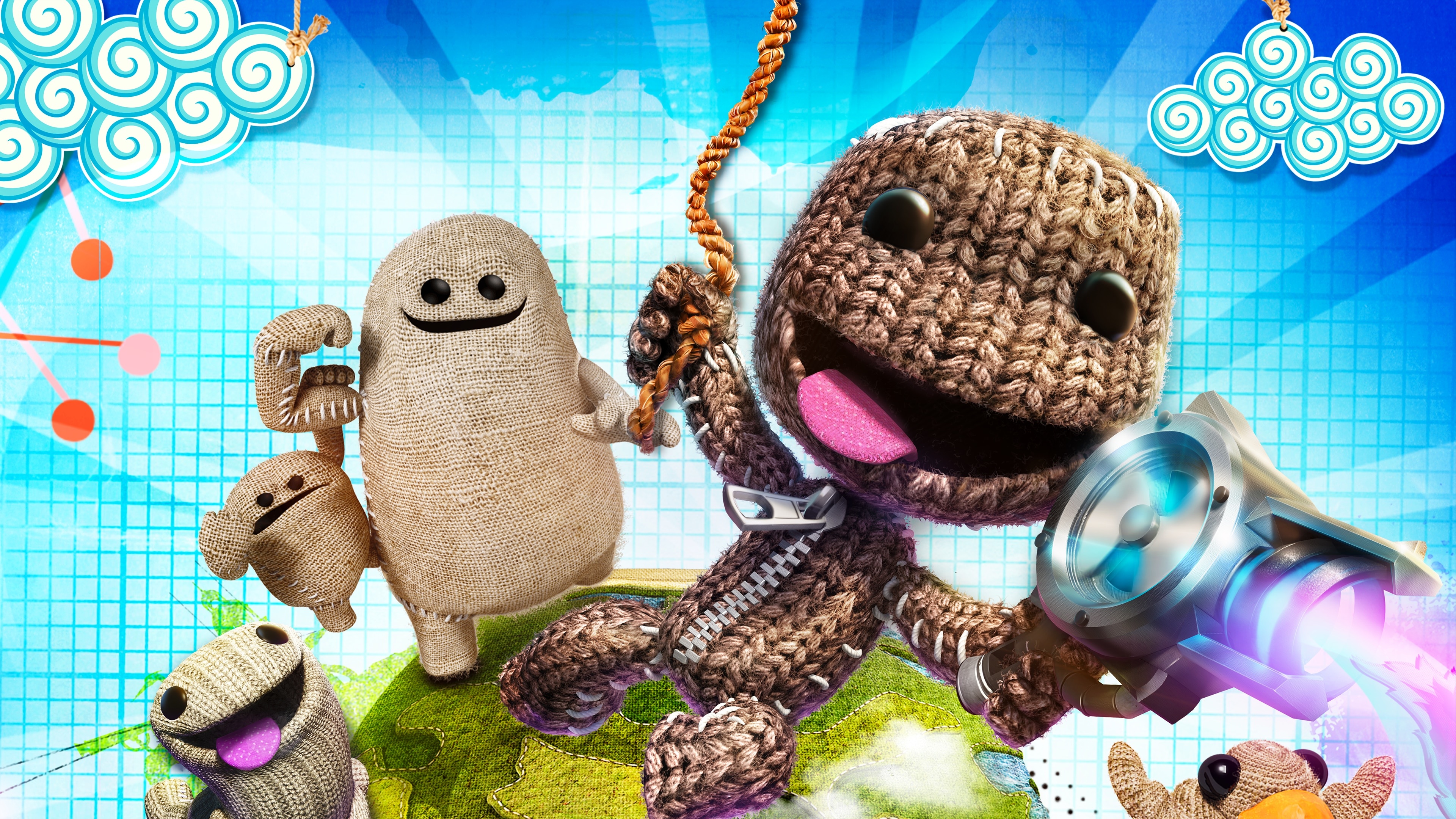 LBP game, Gaming world, LittleBigPlanet 3, Creative platforming, 3840x2160 4K Desktop