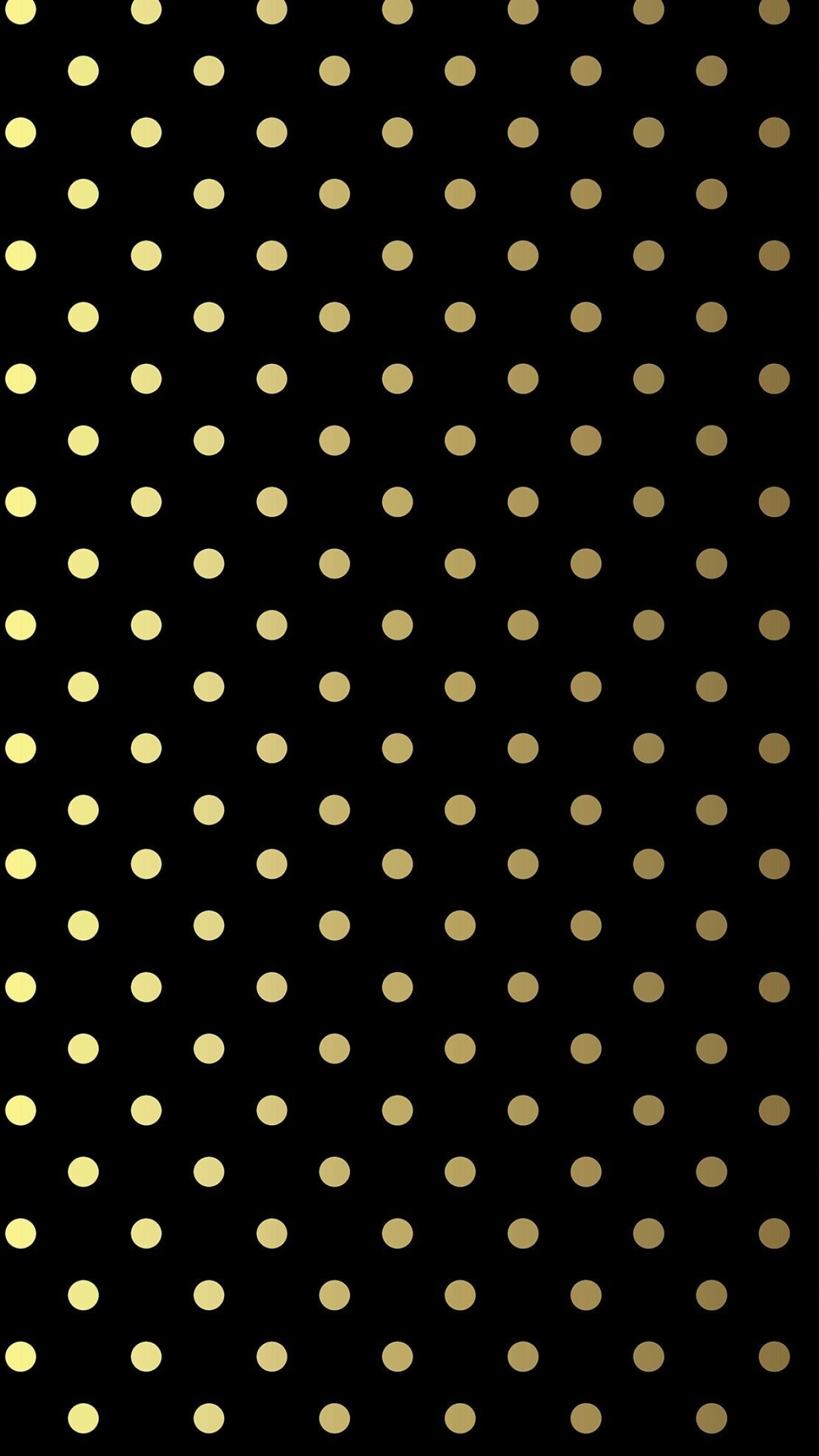 Golden elegance, Polka dot pattern, Chic and stylish, Modern design, 1250x2210 HD Phone