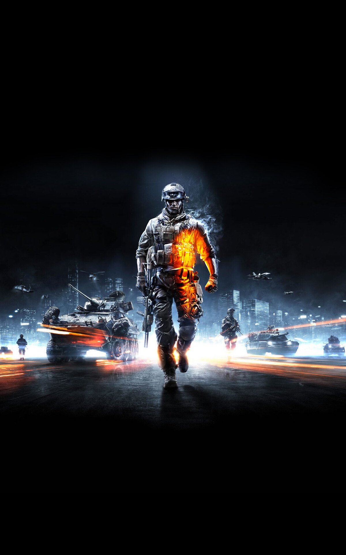 Battlefield 3, Logo-free wallpapers, Immersive experience, Portrait wallpapers, 1200x1920 HD Phone