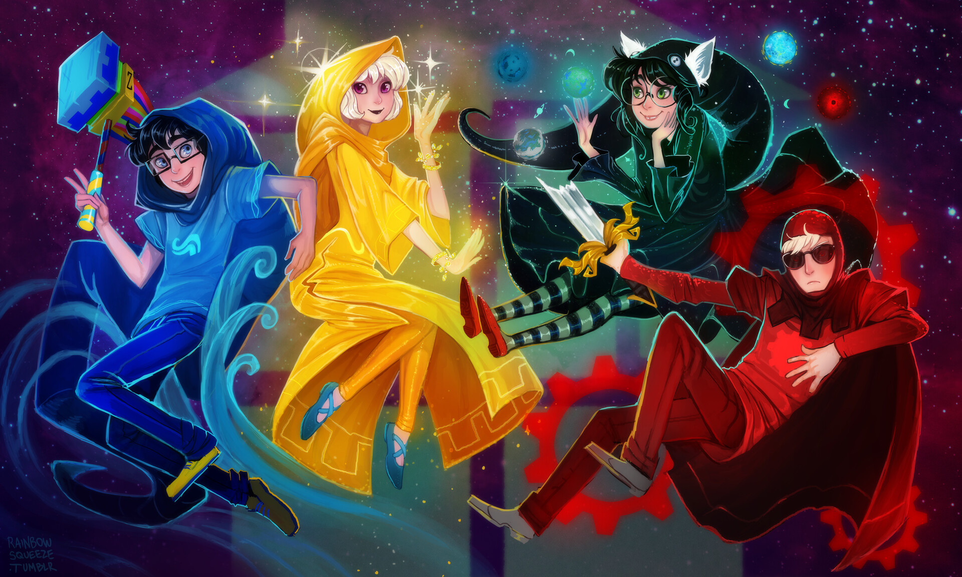 Homestuck, Wallpaper, Fandomstuck, Webcomic, 1920x1160 HD Desktop