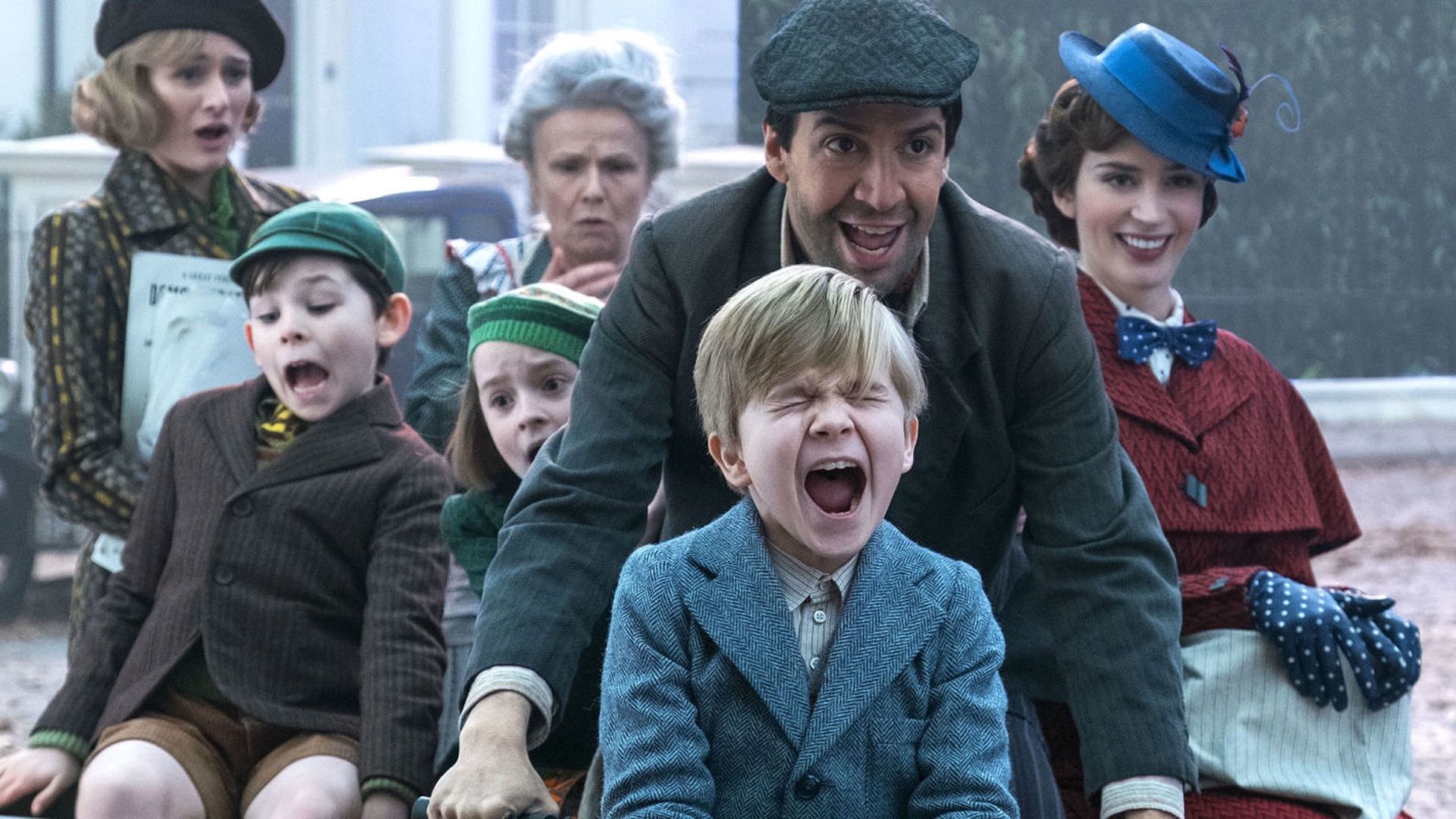 Mary Poppins Returns 2018, Sneak peak, Lin Manuel Miranda, Geektyrant, 1920x1080 Full HD Desktop