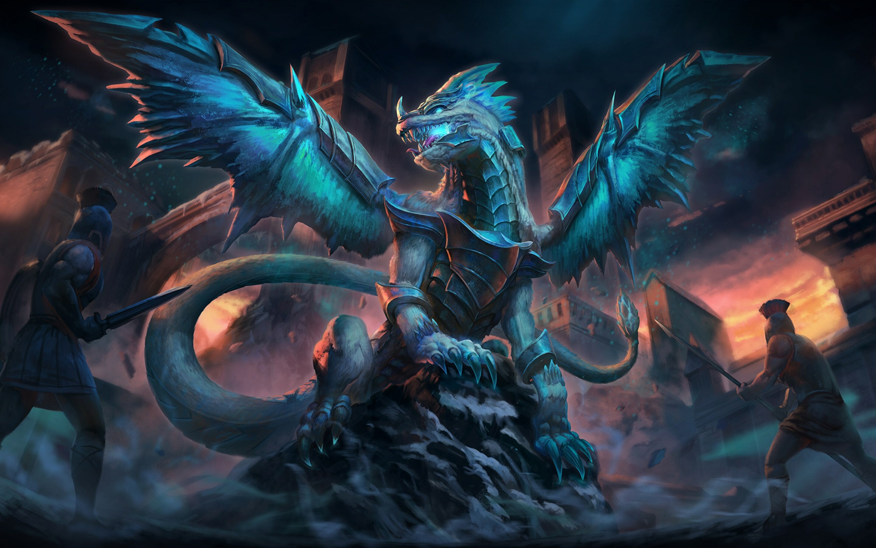 Ice dragon, Dragons Wallpaper, 2880x1800 HD Desktop