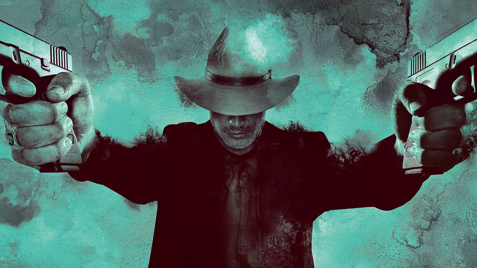 Justified TV Series, Captivating performances, Crime-ridden Kentucky, Claustrophobic tension, 1920x1080 Full HD Desktop