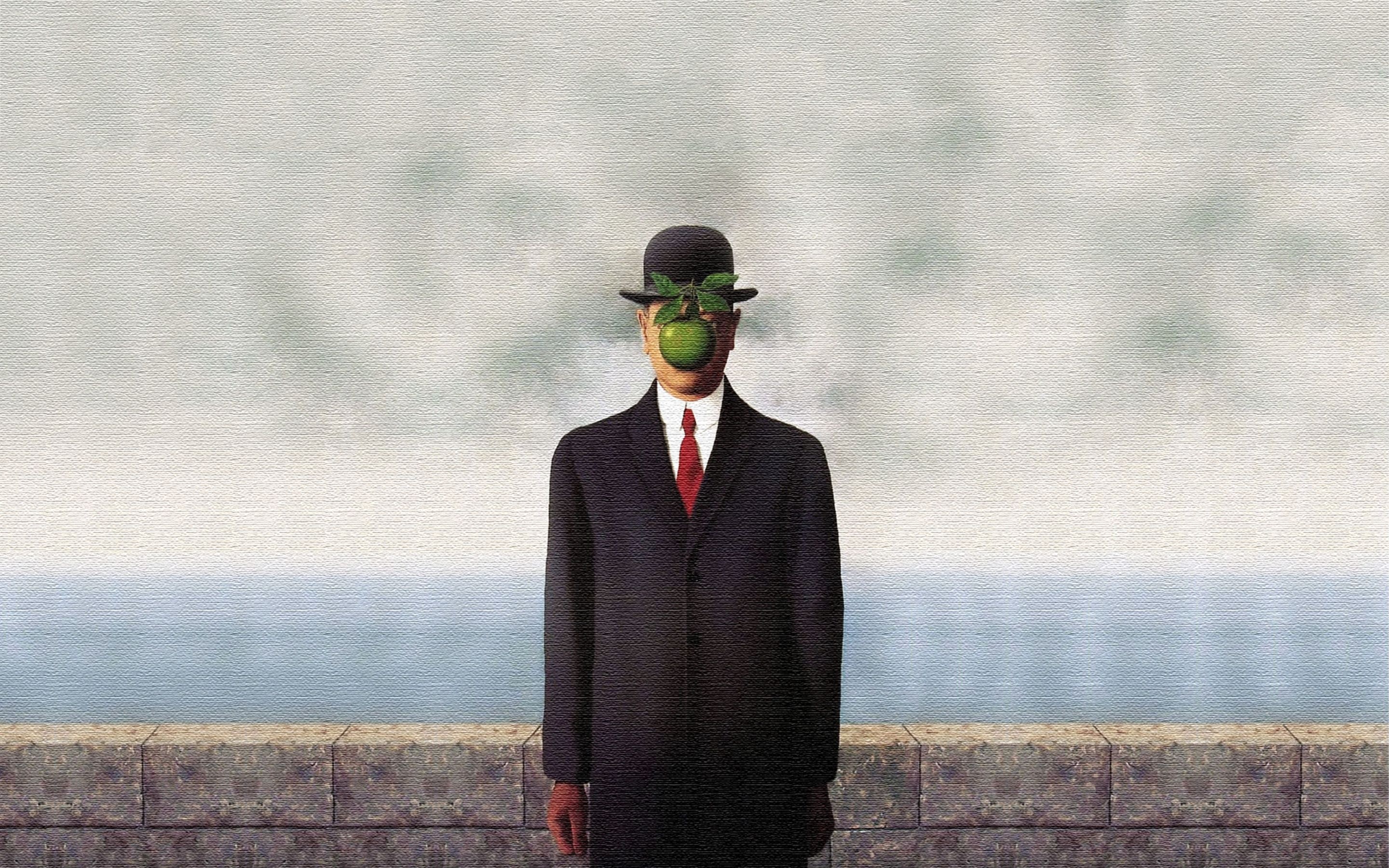 The Son of Man, Magritte Wallpaper, 2880x1800 HD Desktop