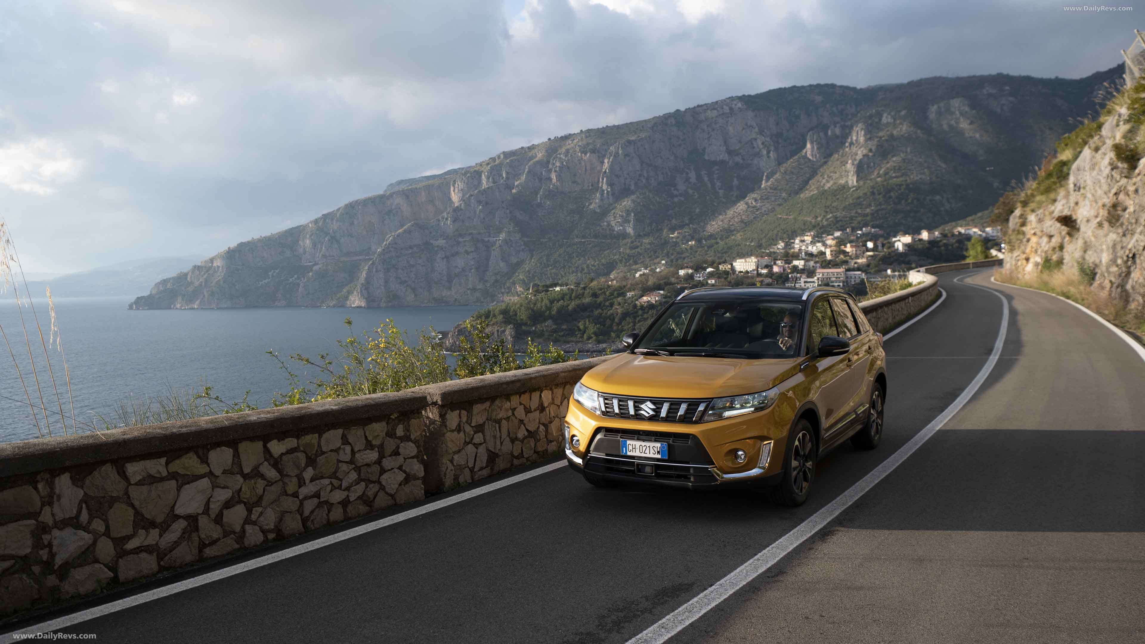 Suzuki Vitara, 2022 hybrid version, Dailyrevs review, Fuel-efficient SUV, 3840x2160 4K Desktop