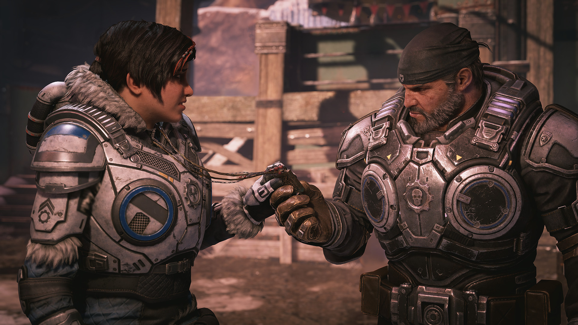 Gears 5 ultra HD textures, Promotional art, Stunning visuals, Incredible detail, 1920x1080 Full HD Desktop