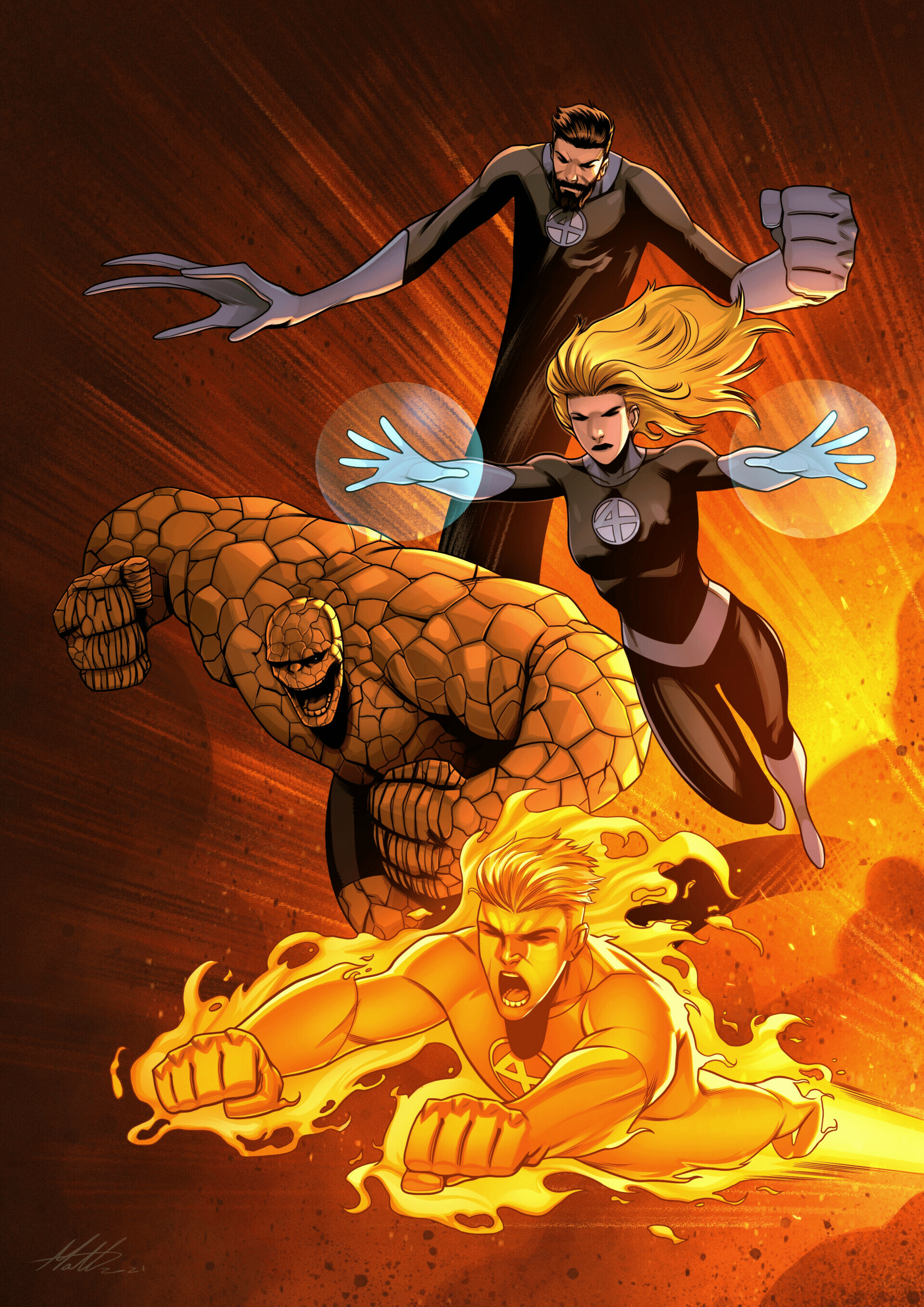 Fantastic Four, ArtStation fantastic 4, 1920x2720 HD Phone