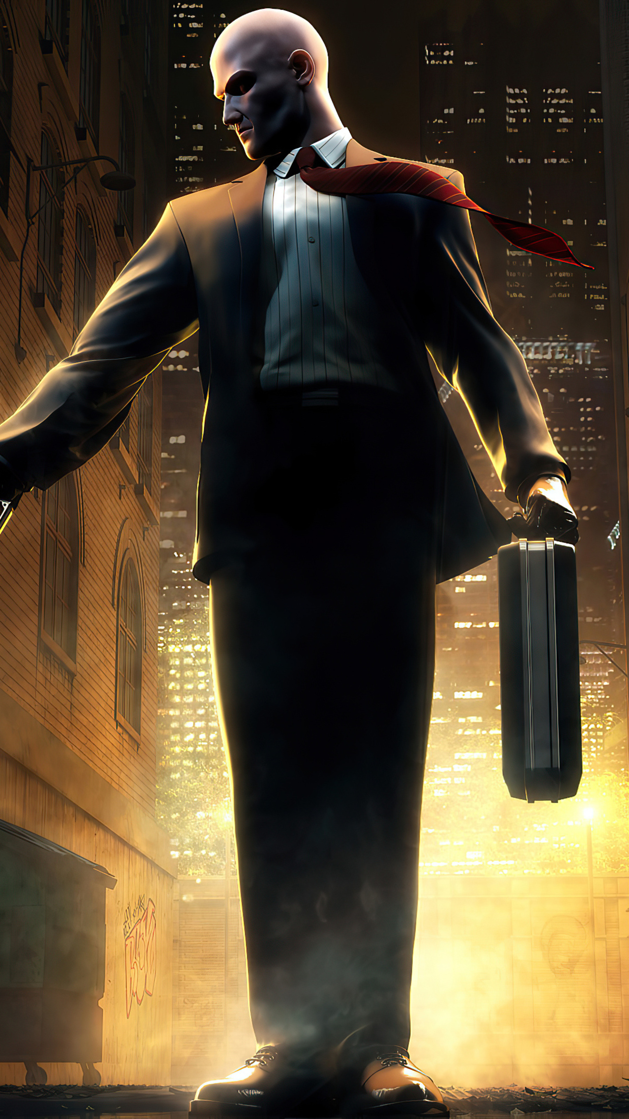 Hitman: Blood Money, Intense gaming action, Sony Xperia HD, Assassination in 4K, 2160x3840 4K Phone