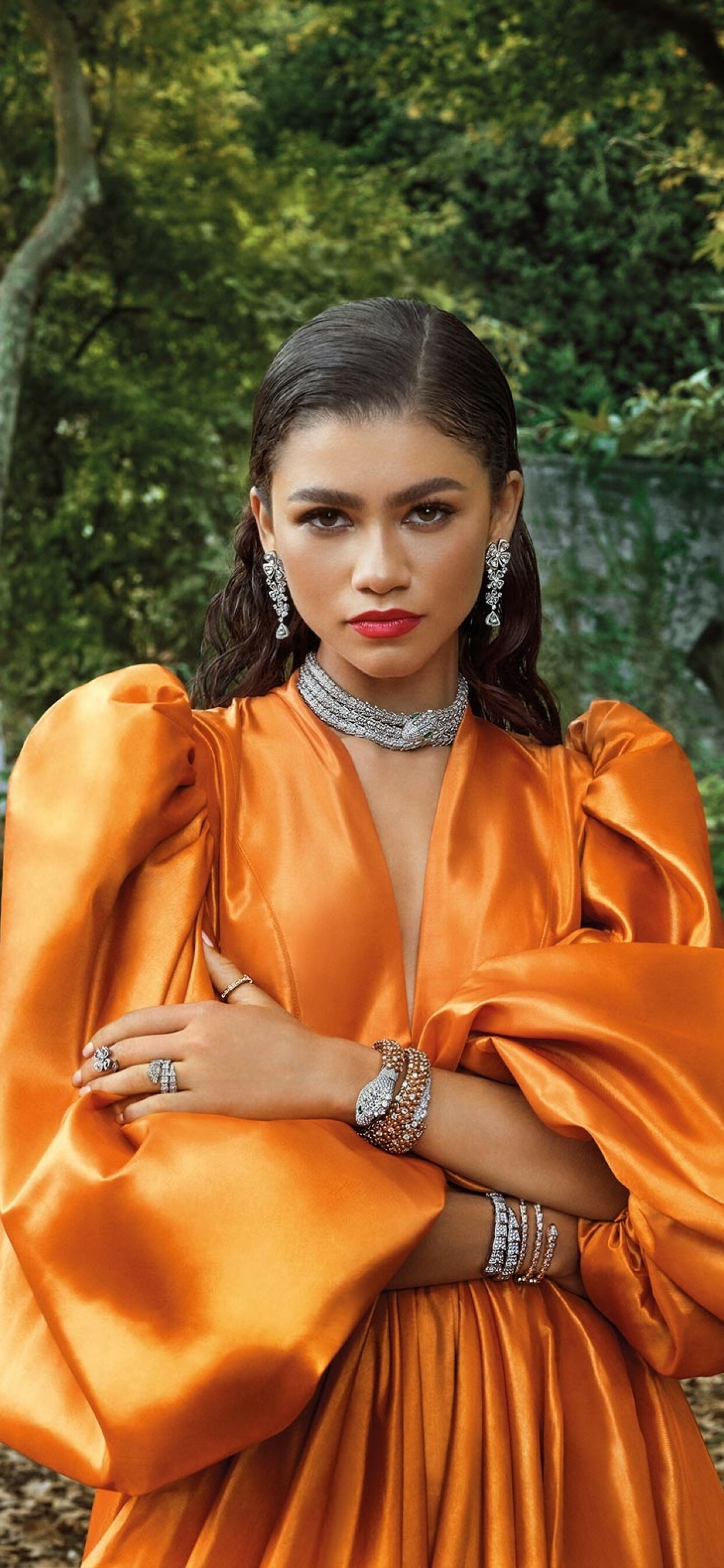 Zendaya, Celebs, 4k HD wallpapers, Backgrounds, 1250x2690 HD Phone