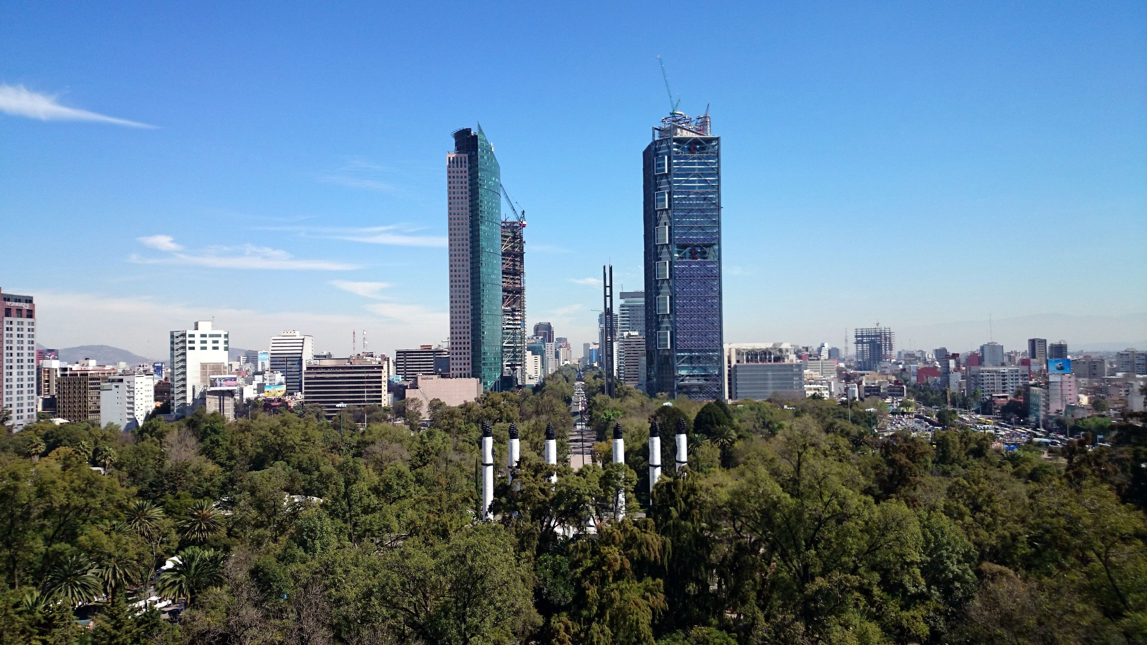 Chapultepec Forest, Mexico City Skyline Wallpaper, 3840x2160 4K Desktop