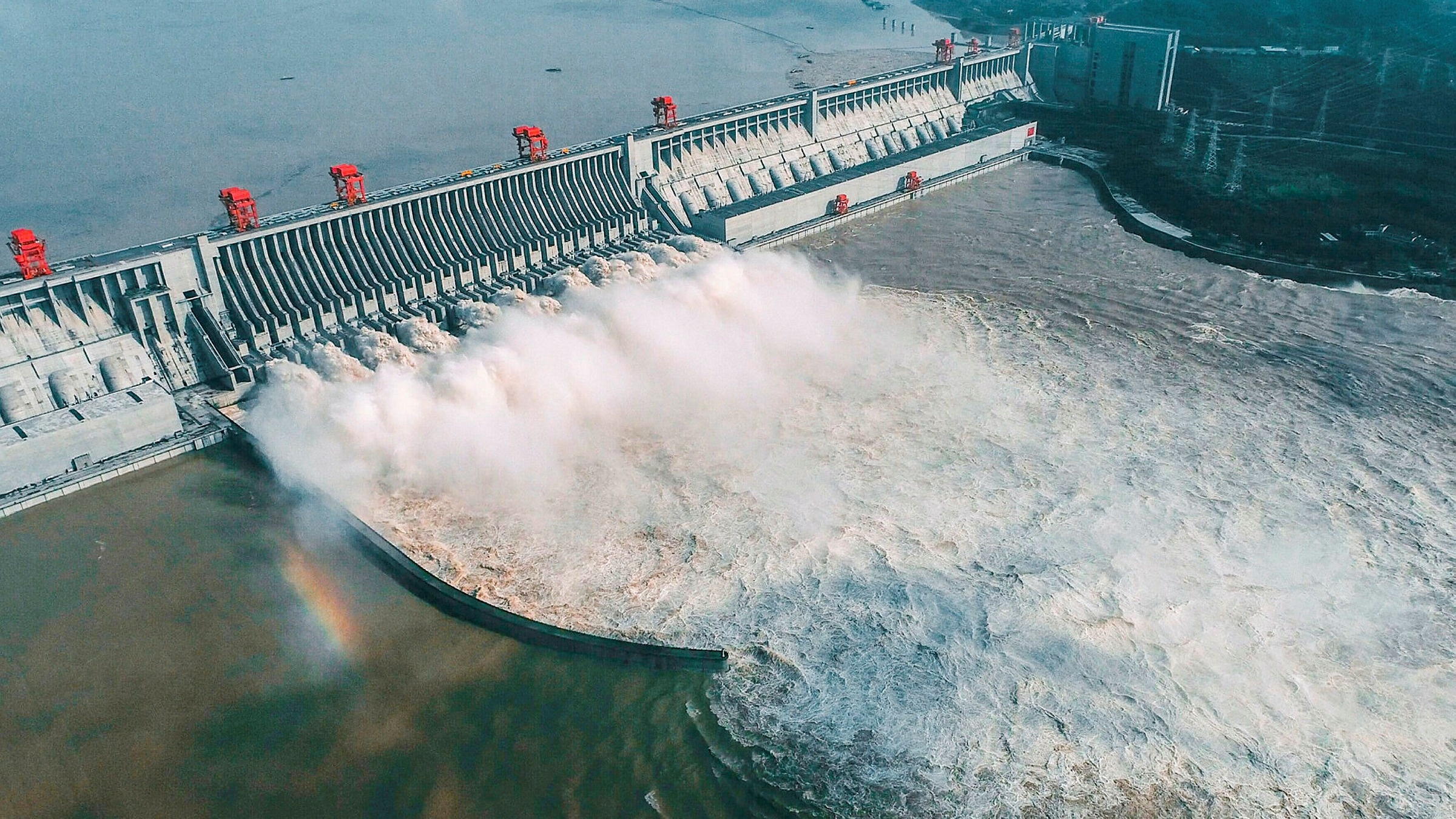 Three Gorges, China, Bite Fordampe Reptiler, Power Plant, 2400x1350 HD Desktop