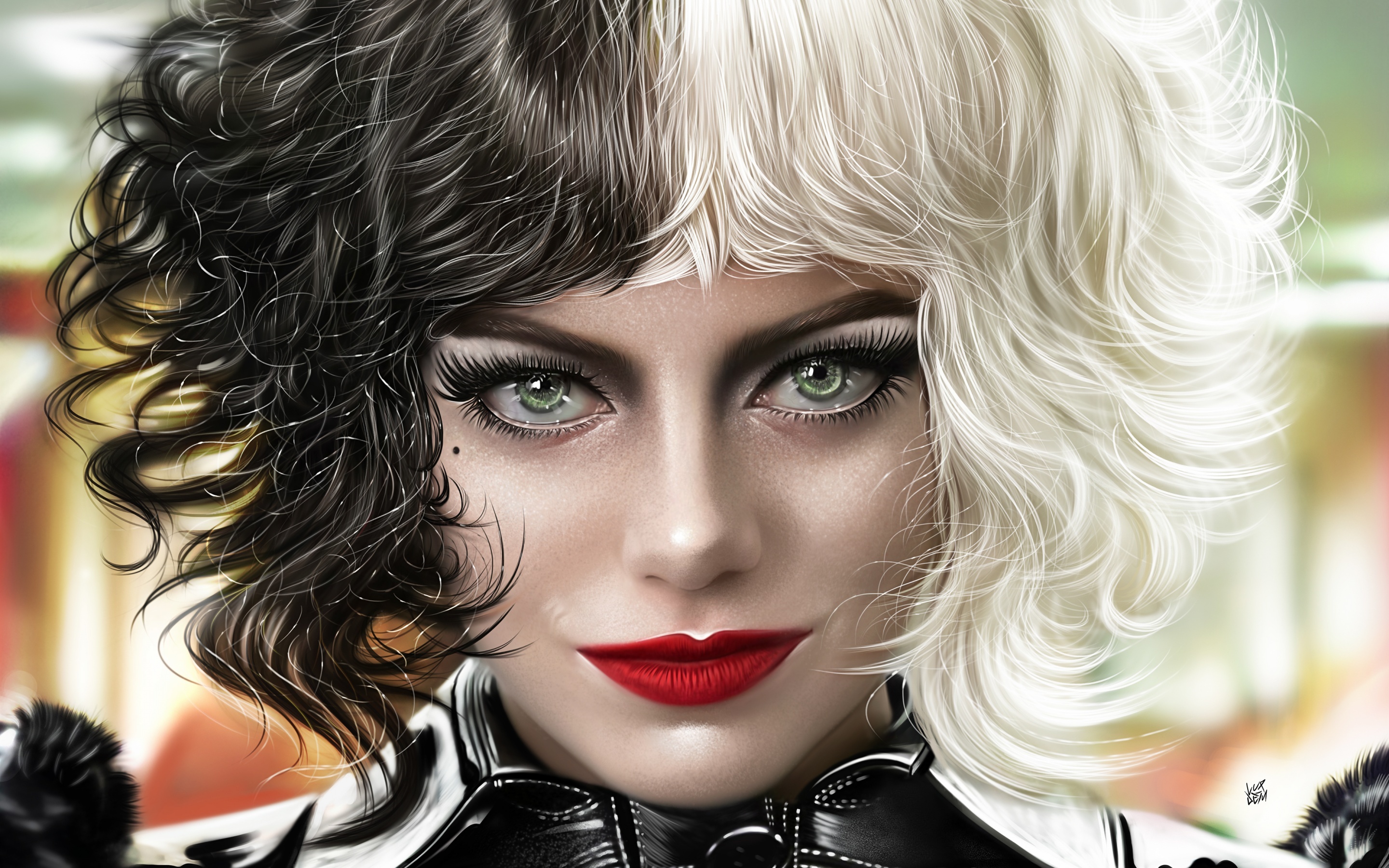 Cruella, Emma Stone, Movies, Artwork, 2880x1800 HD Desktop