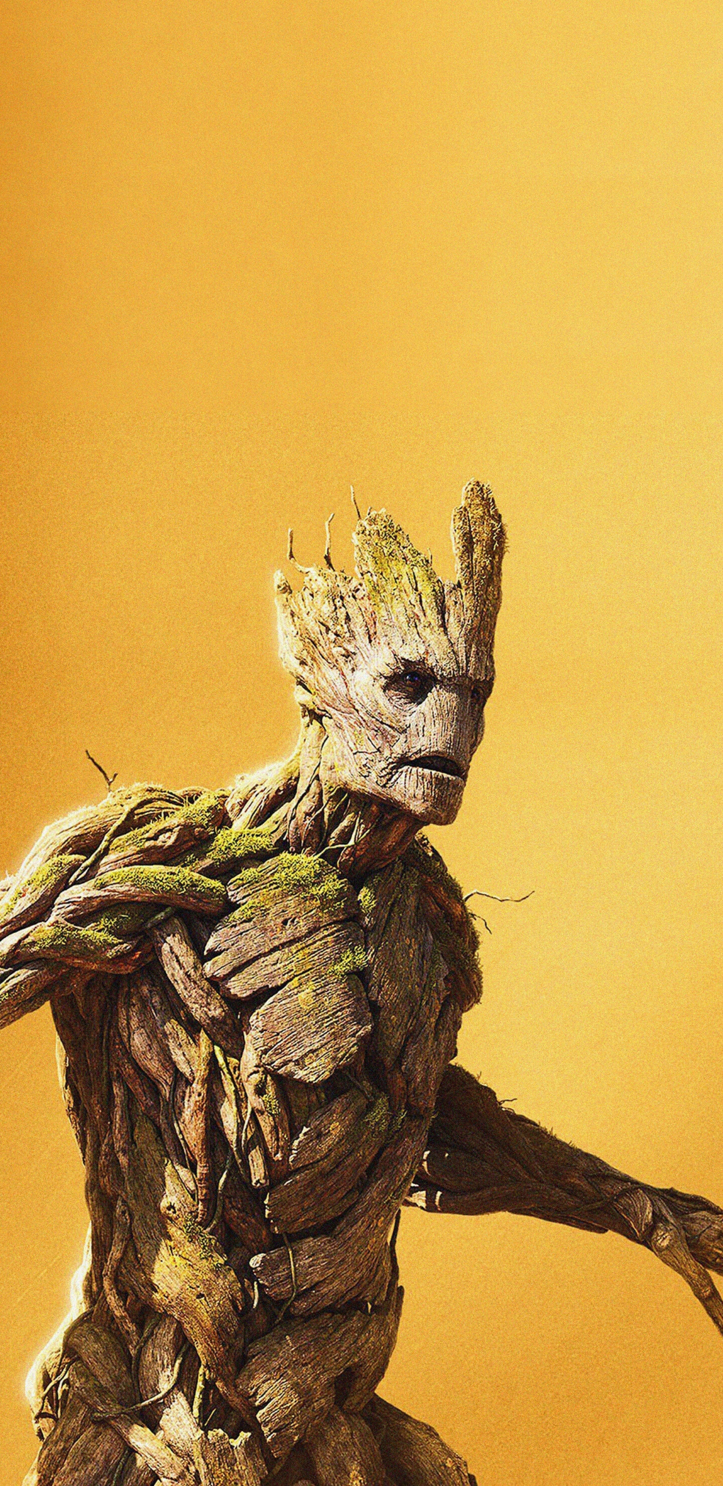 Groot marvel comics, Avengers infinity war, Samsung galaxy S8 wallpaper, Epic battle scene, 1440x2960 HD Phone