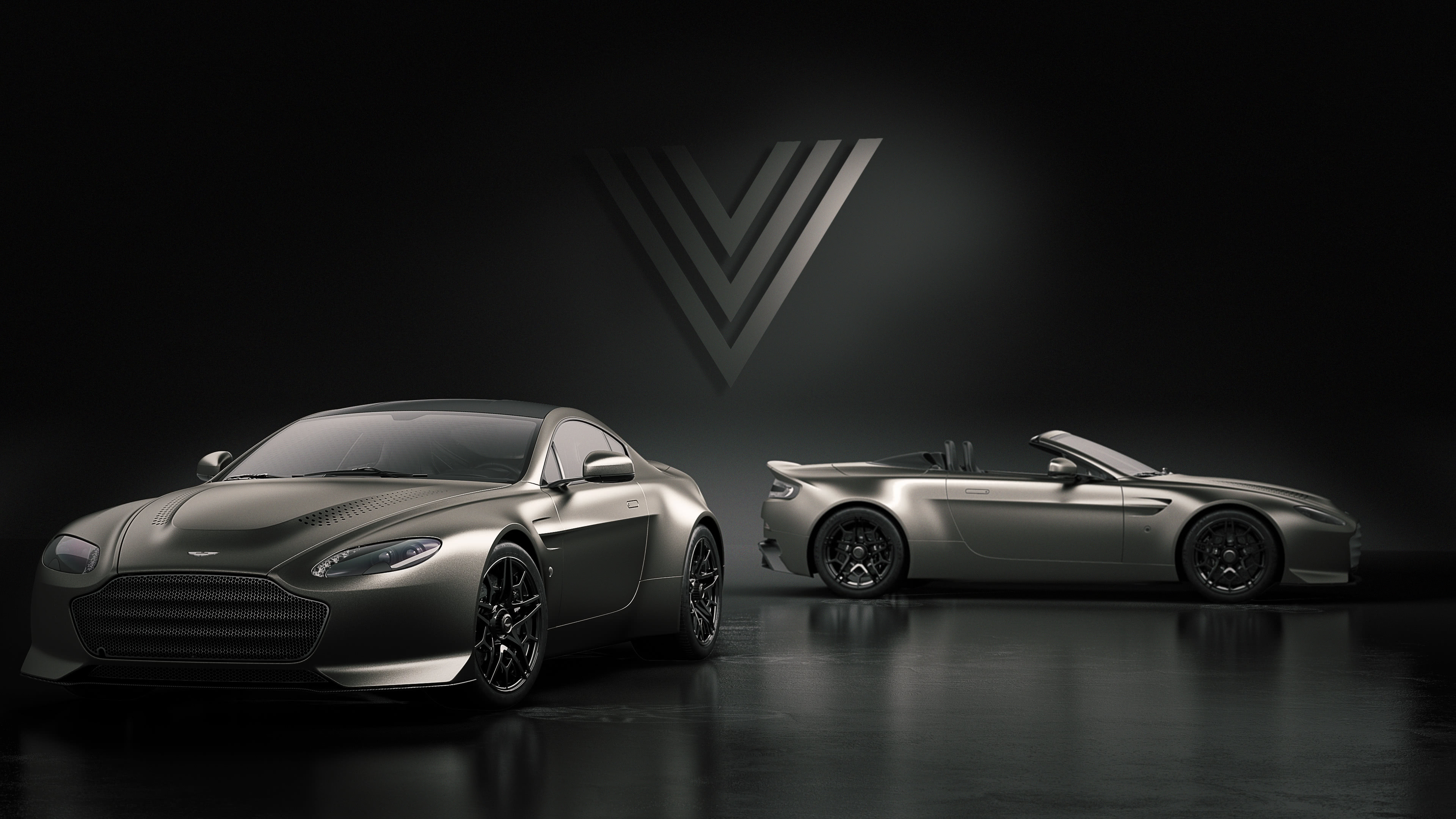 Coupe vs Convertible, Aston Martin Vantage Wallpaper, 3840x2160 4K Desktop