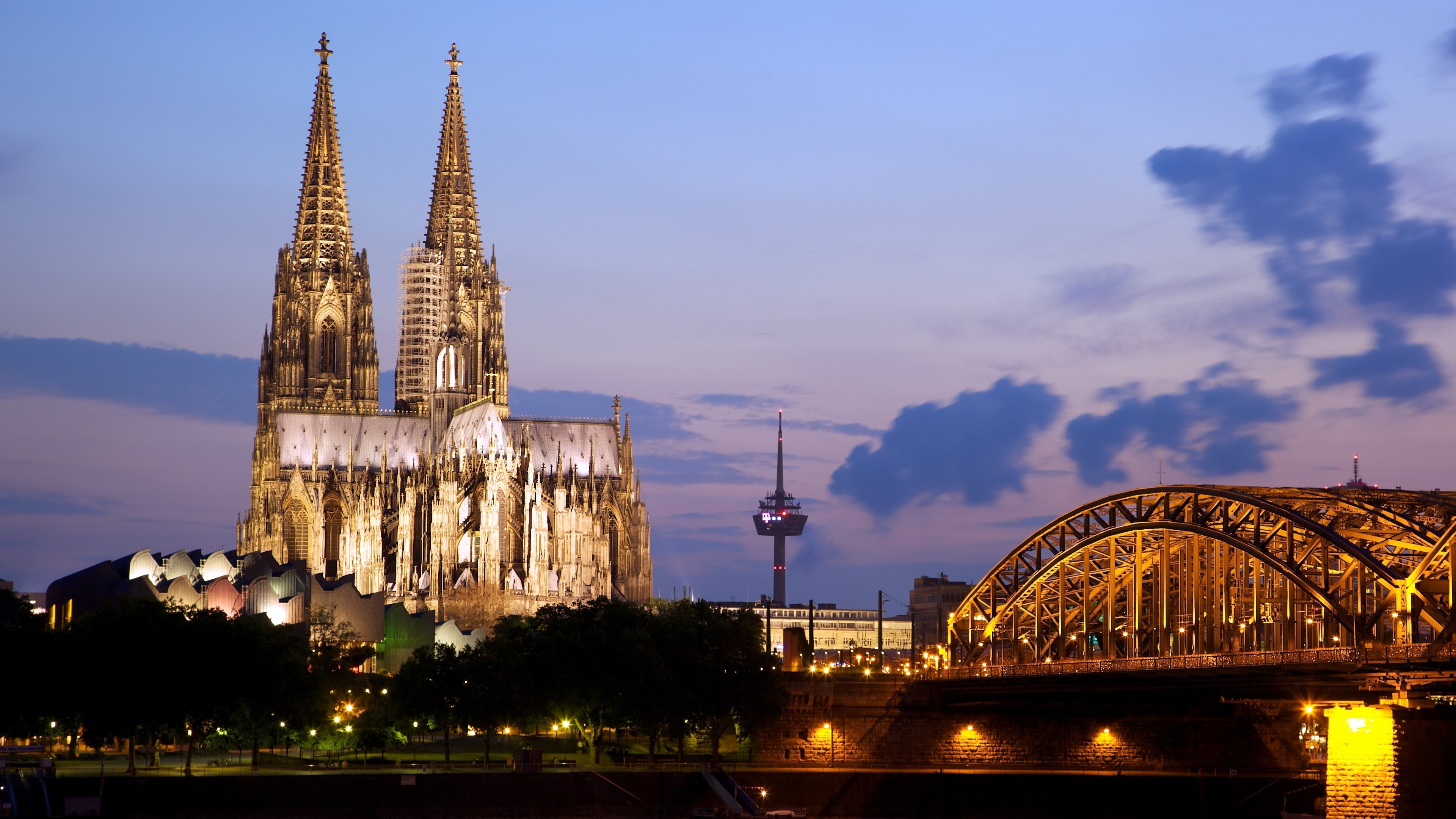 Cologne cathedral, Germany's beauty, High definition wallpaper, European architecture, 3840x2160 4K Desktop