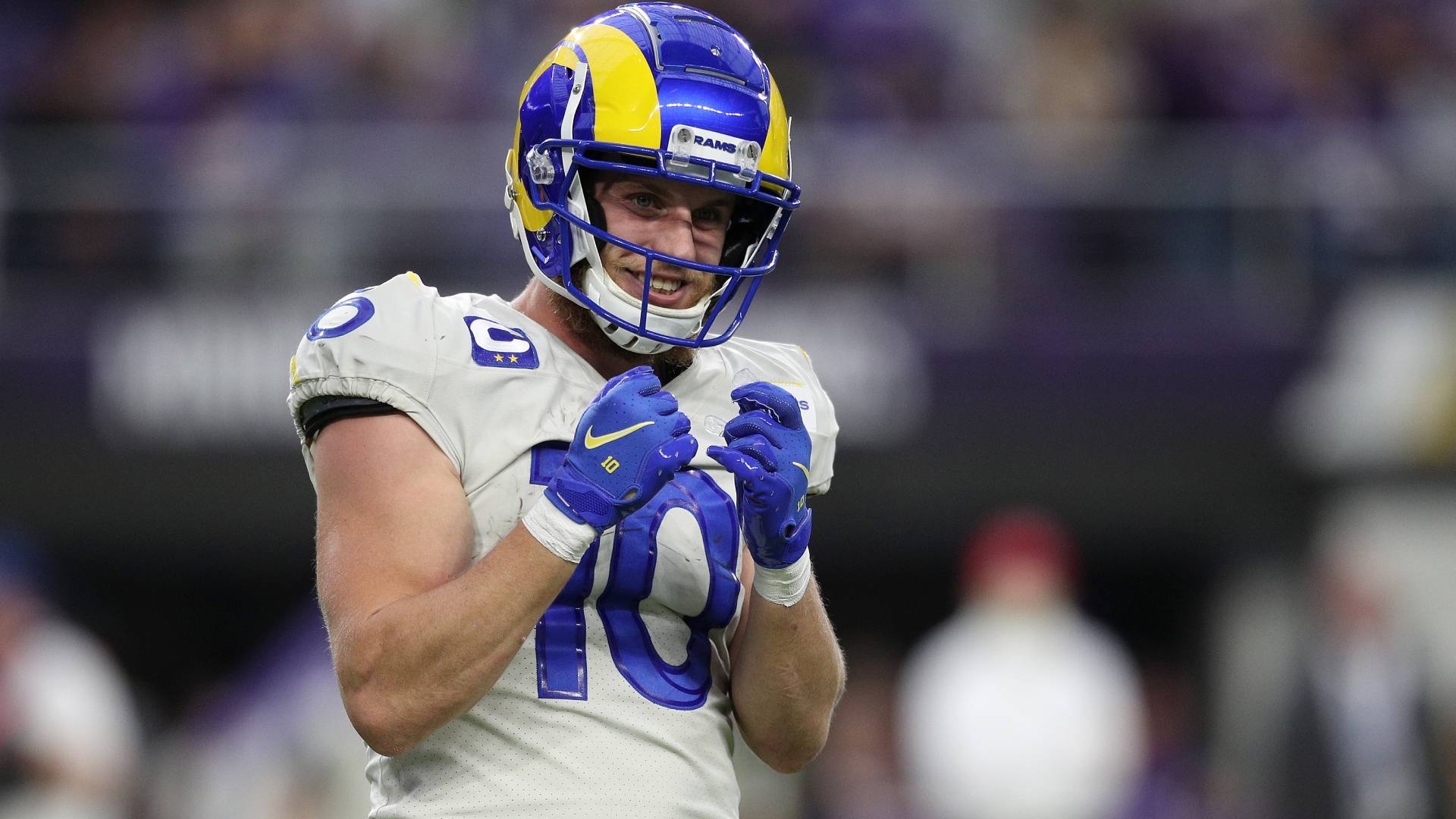 Cooper Kupp, Star player, Los Angeles Rams, 1920x1080 Full HD Desktop