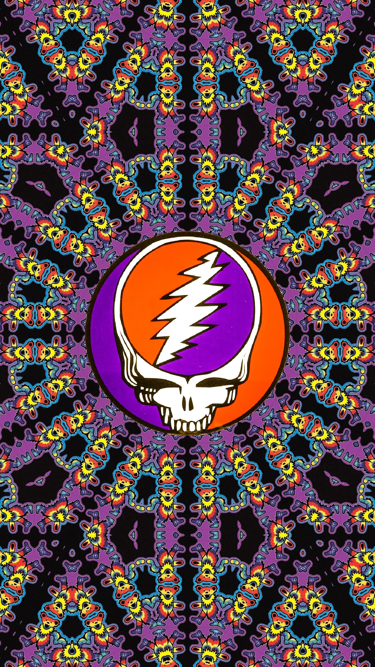 Grateful Dead, Grateful Dead-themed Android wallpaper, Grateful Dead fanbase, 1300x2310 HD Phone