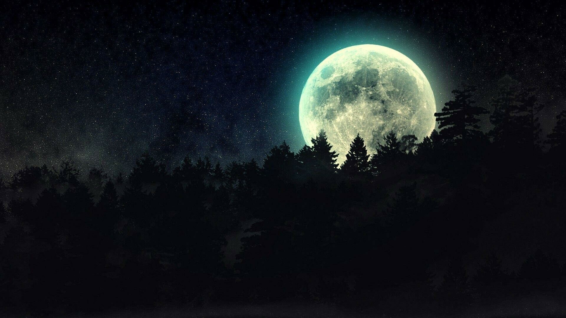 Full moon wallpapers, PC and mobile, 1920x1080 Full HD Desktop