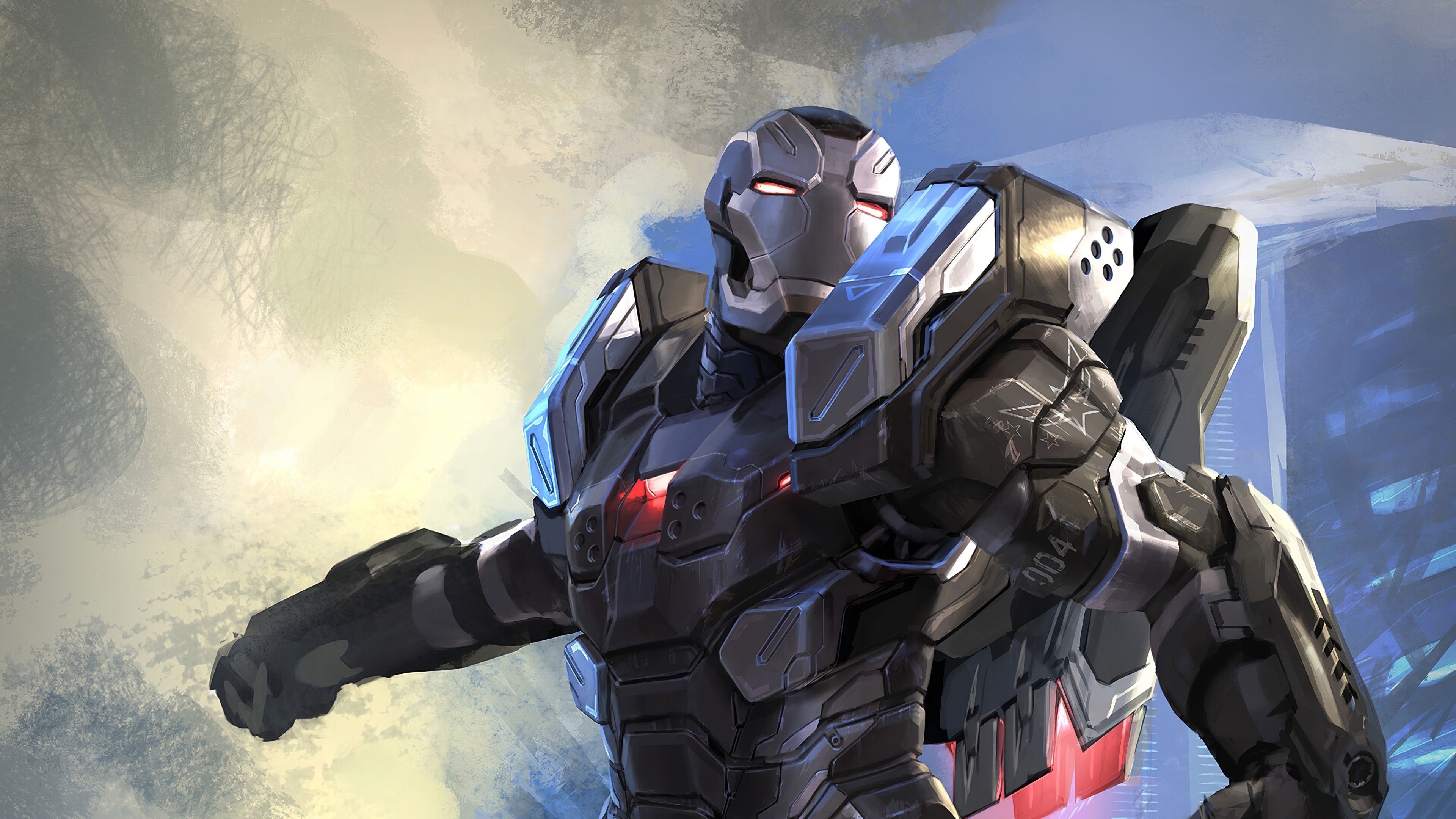 War Machine, 4K resolution, High-quality wallpaper, Avengers character, 3840x2160 4K Desktop