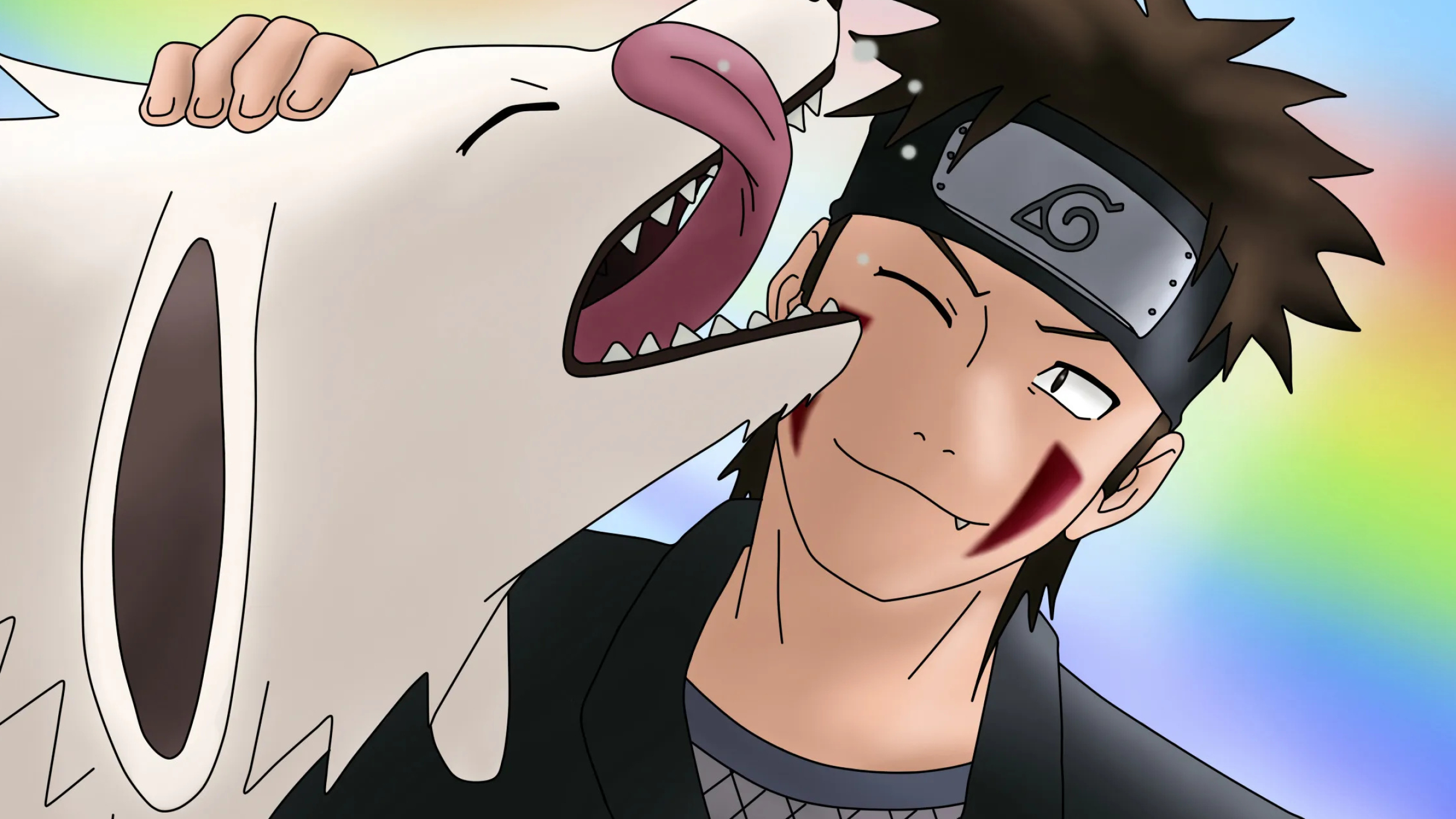 Kiba Inuzuka, Naruto anime, Inuzuka Kiba, Boruto page, 2500x1410 HD Desktop