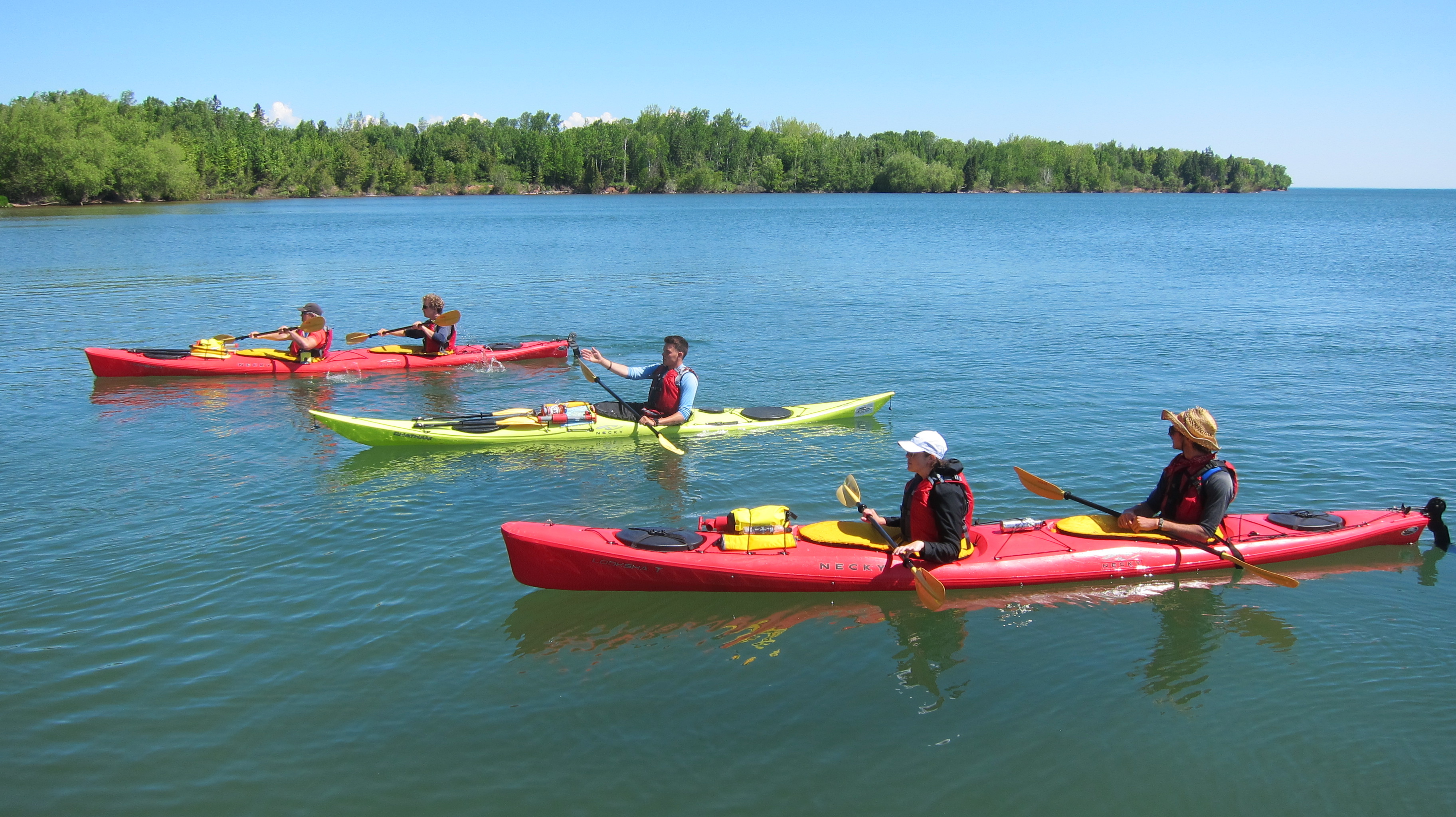 Apostle Islands National Lakeshore, Kayaking Wallpaper, 3650x2050 HD Desktop