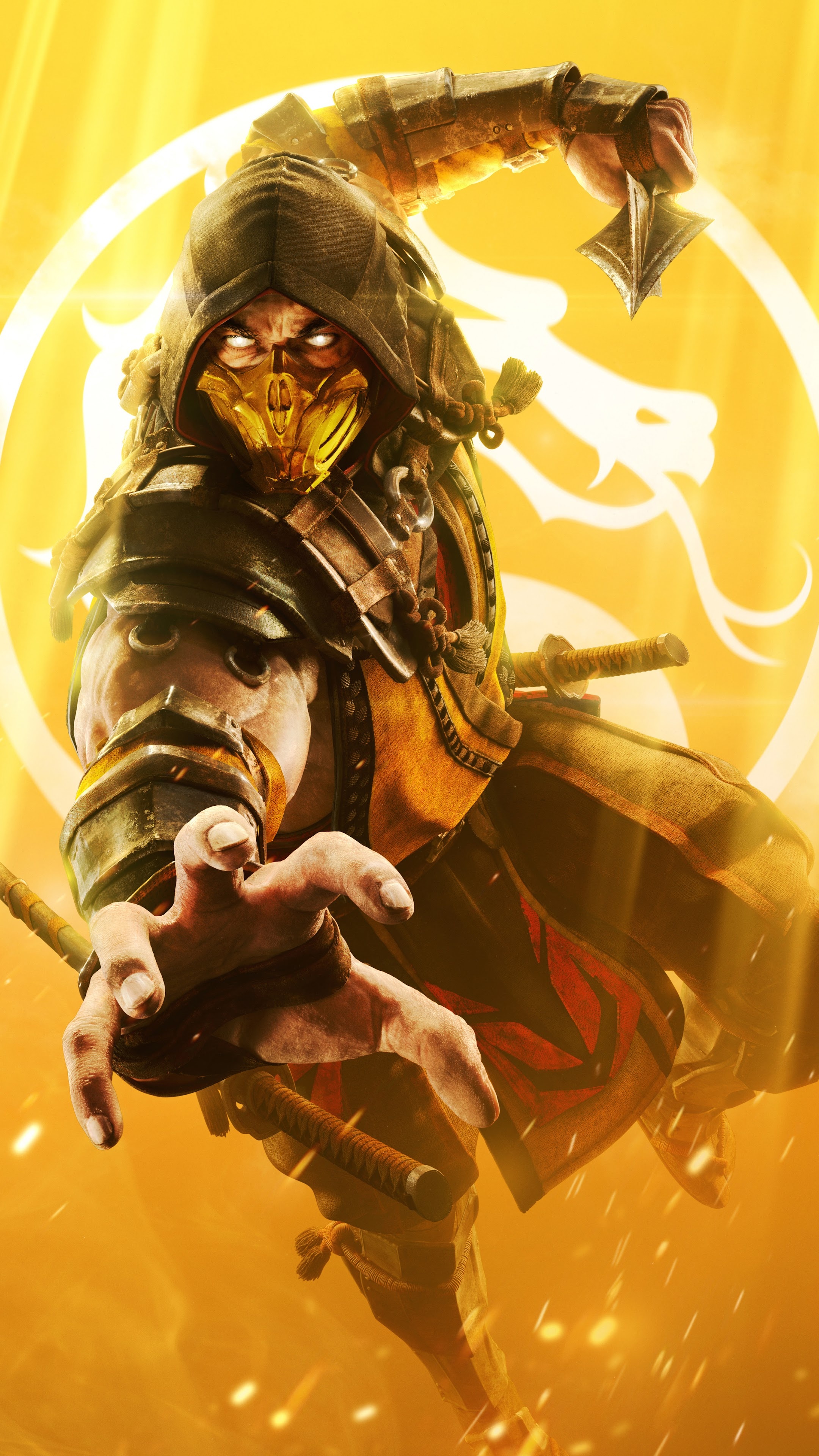 Scorpion, Mortal Kombat 11, Phone wallpaper, Free download, 2160x3840 4K Phone