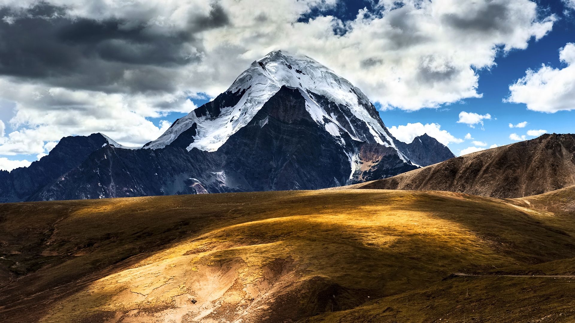 Tibetan Highlands, Landscape wallpapers, Free backgrounds, 1920x1080 Full HD Desktop