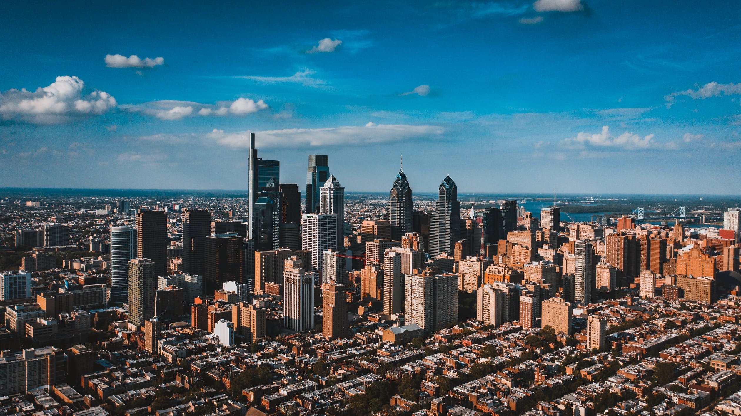 Philly Skyline, Travels, Sky photography fine, Philadelphia man, 2520x1420 HD Desktop