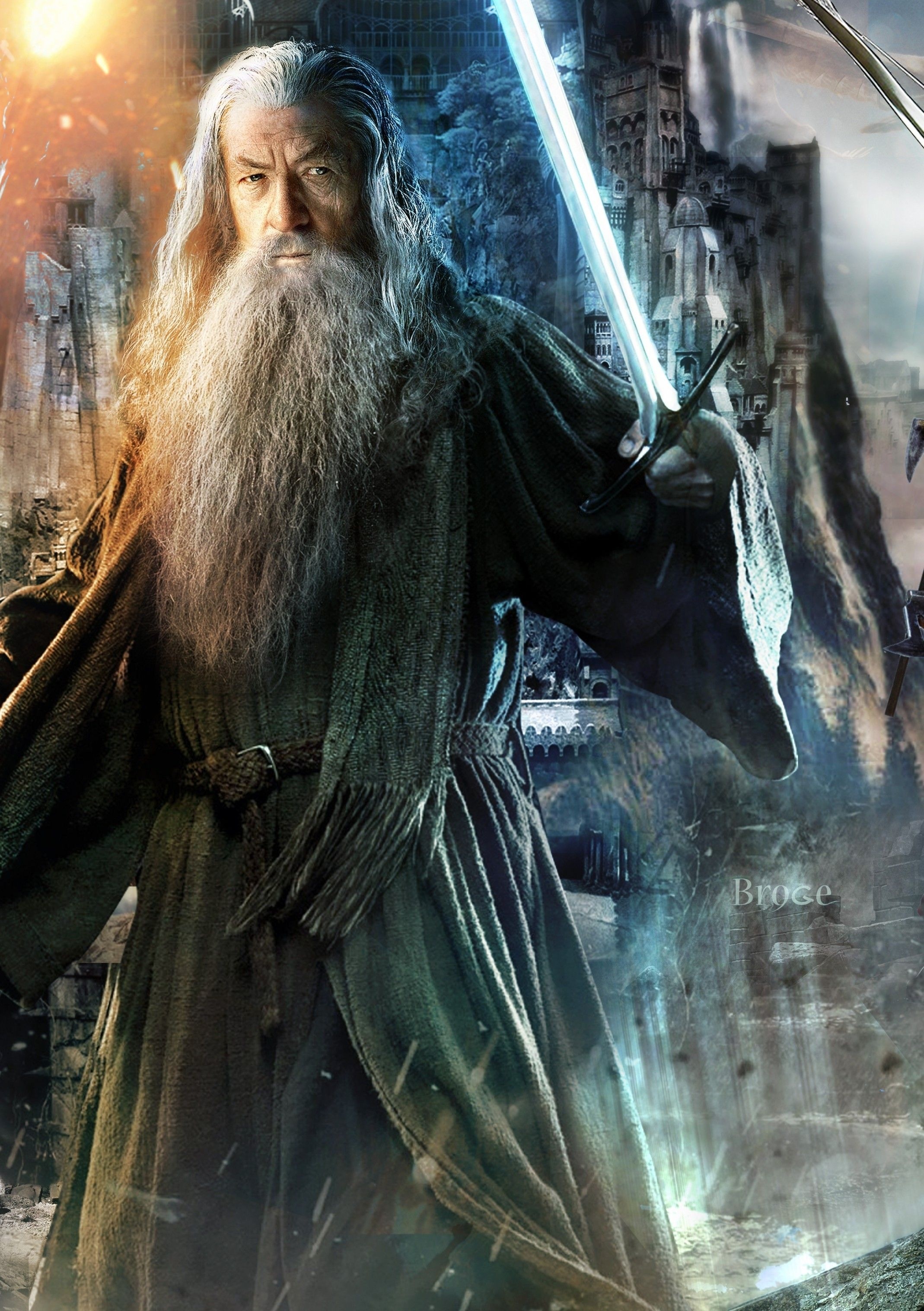 The Lord of the Rings: The Two Towers, Gandalf the White Wallpaper, 2140x3040 HD Phone