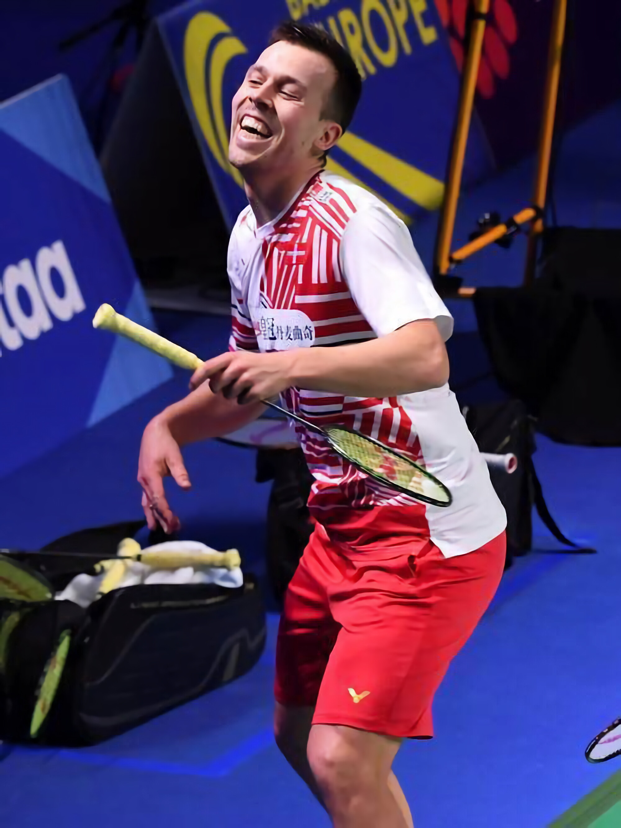 Badminton 2021 European Mixed Team Championships, Anders Skaarup Rasmussen Wallpaper, 2000x2670 HD Phone