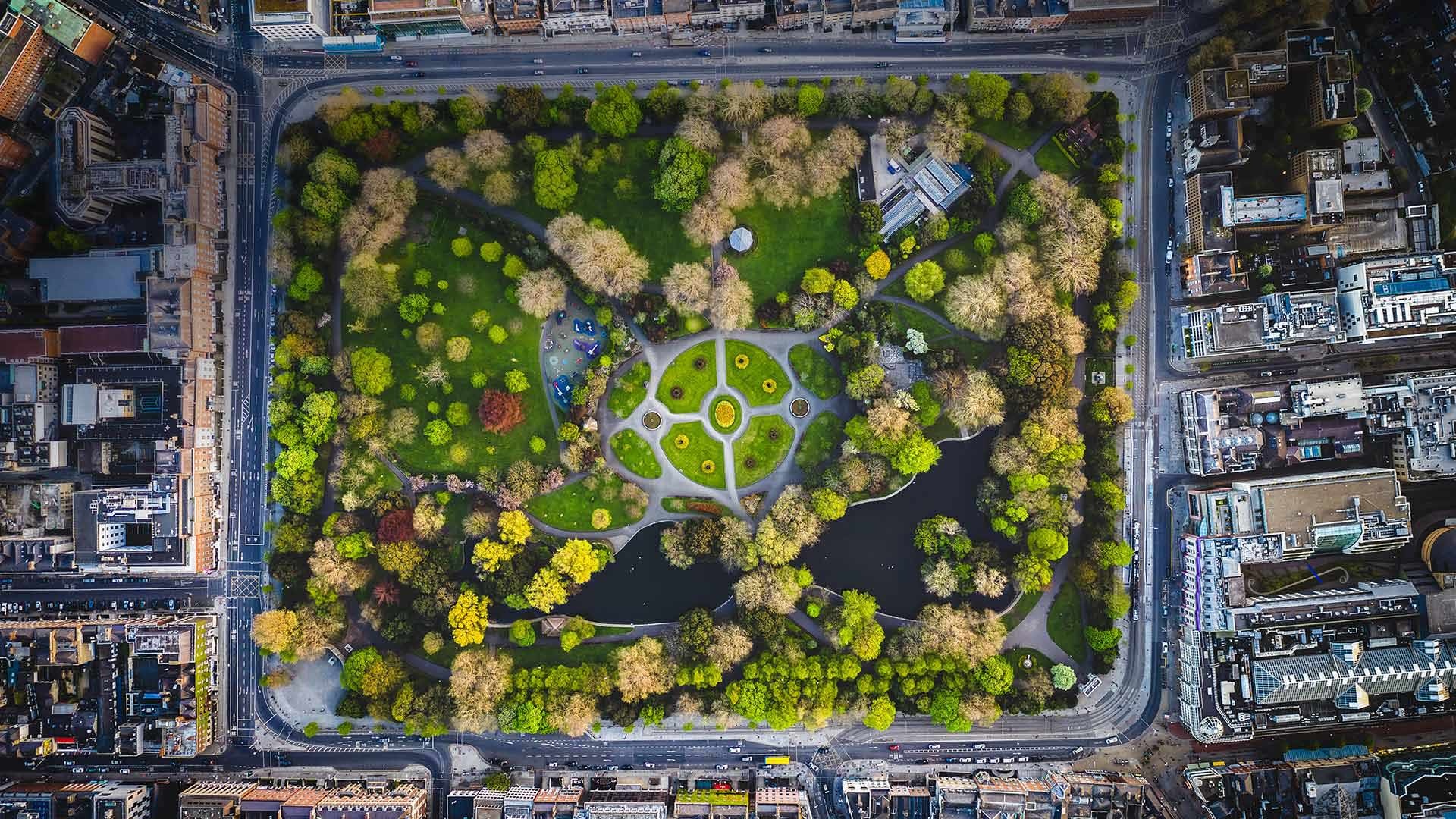 St. Stephen's Green, Dublin Wallpaper, 1920x1080 Full HD Desktop