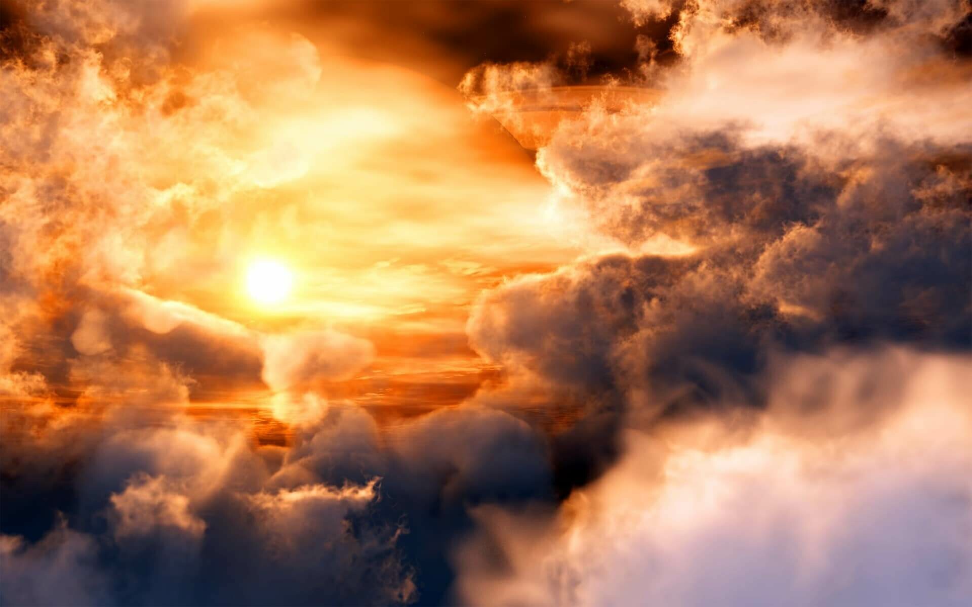 Clouds, Astonishing beauty, Nature's masterpiece, Picture-perfect sky, 1920x1200 HD Desktop