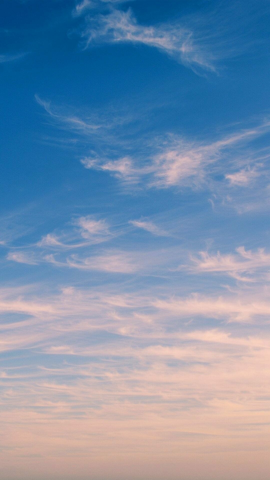 Blue clouds, Tranquil atmosphere, Nature's reflection, Heavenly beauty, 1080x1920 Full HD Phone