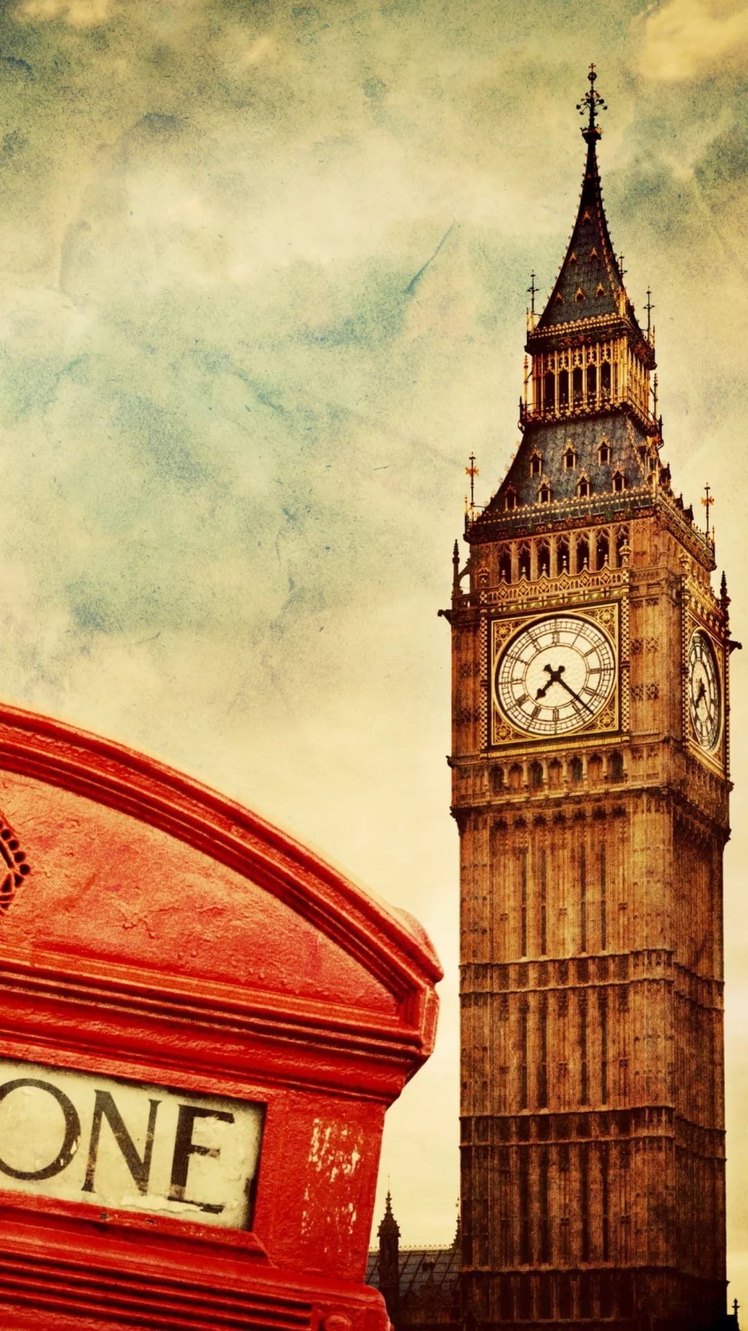 Big Ben, Travels, England iPhone wallpapers, British charm, 1080x1920 Full HD Phone