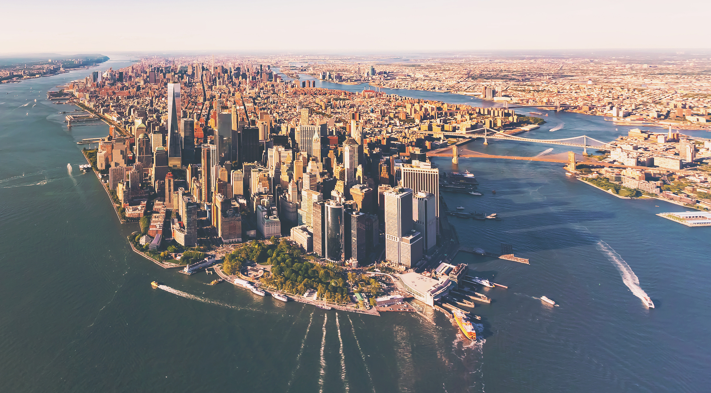 Manhattan (Travels), Manhattan sale legend, Historic trade, Beads and trinkets, 2400x1330 HD Desktop