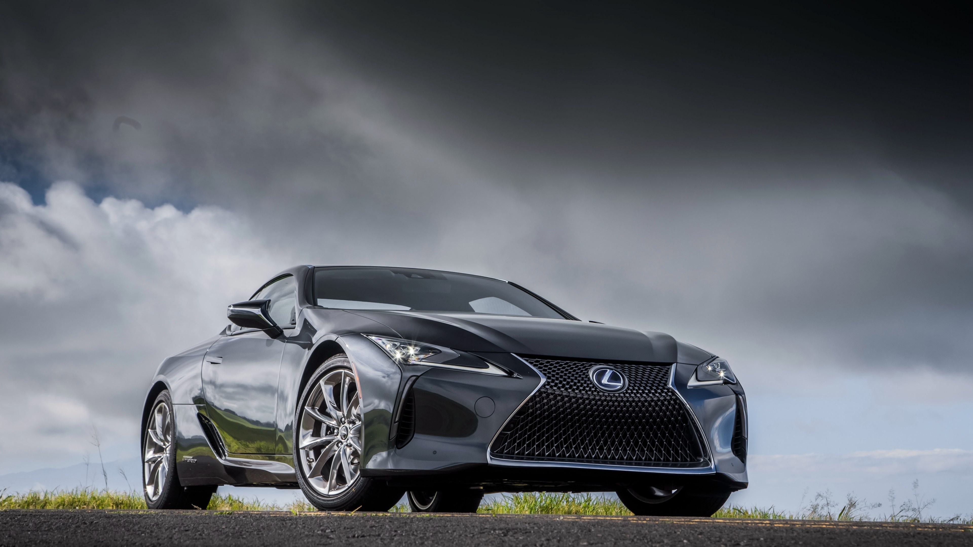 Lexus LC 500h, 2018, 4k, 3840x2160 4K Desktop