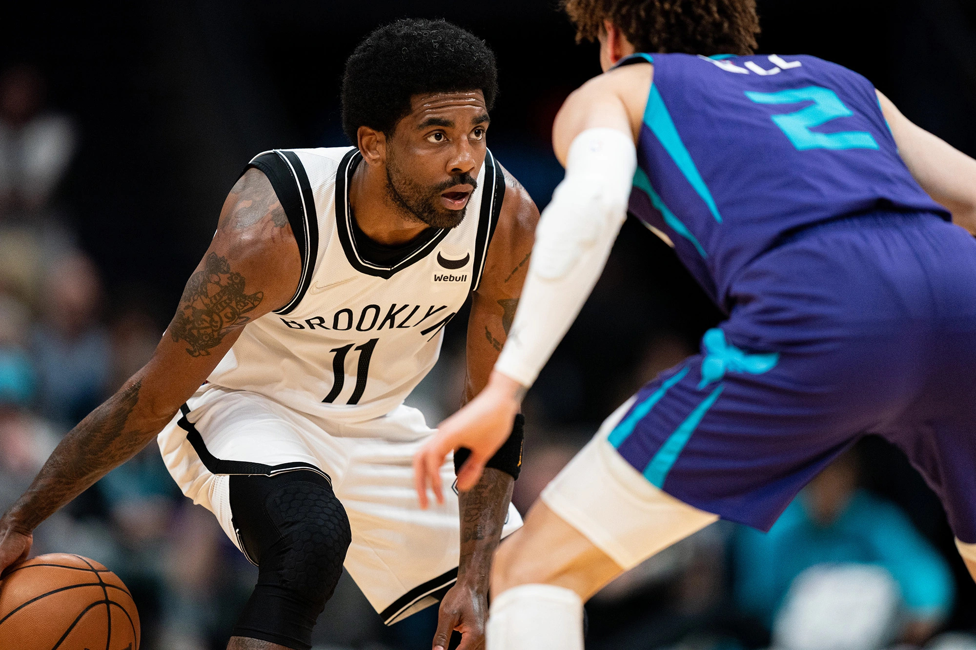 Nets vs Hornets, Kyrie Irving Wallpaper, 2000x1340 HD Desktop