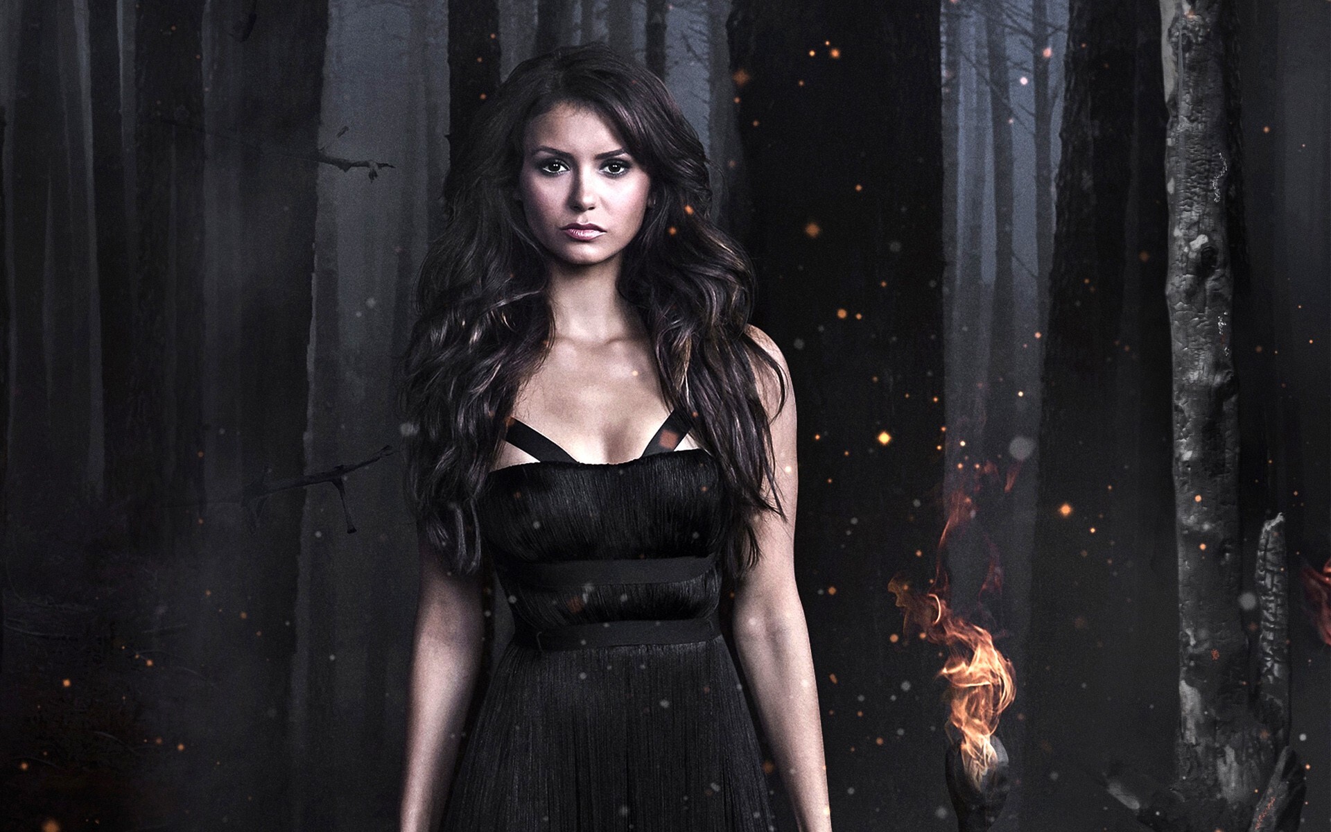 Vampire Diaries series, Nina Dobrev, Stunning beauty, Celebrity wallpapers, 1920x1200 HD Desktop