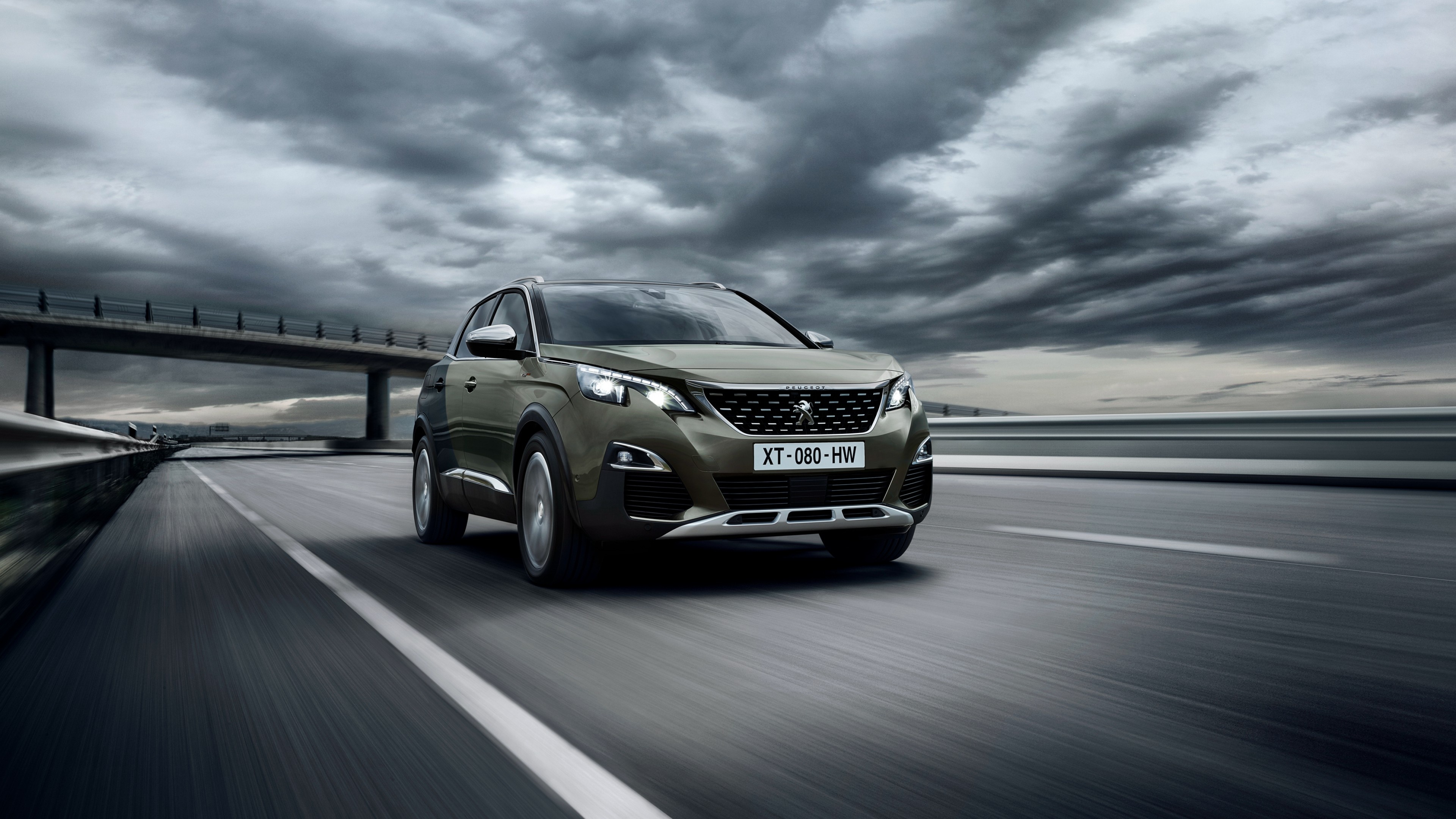 GT Line Edition, Peugeot 3008 Wallpaper, 3840x2160 4K Desktop