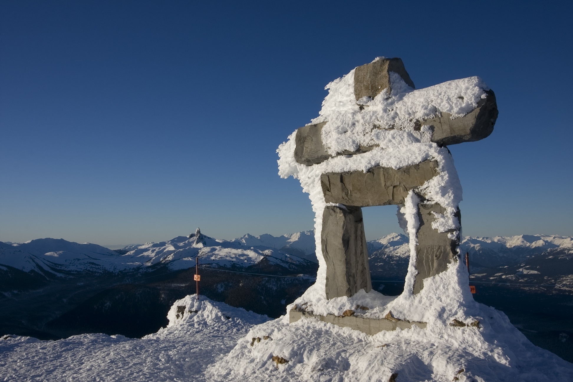 Inukshuk (Canada), Whistler Peak, Free image download, Canadian landmark, 1950x1300 HD Desktop