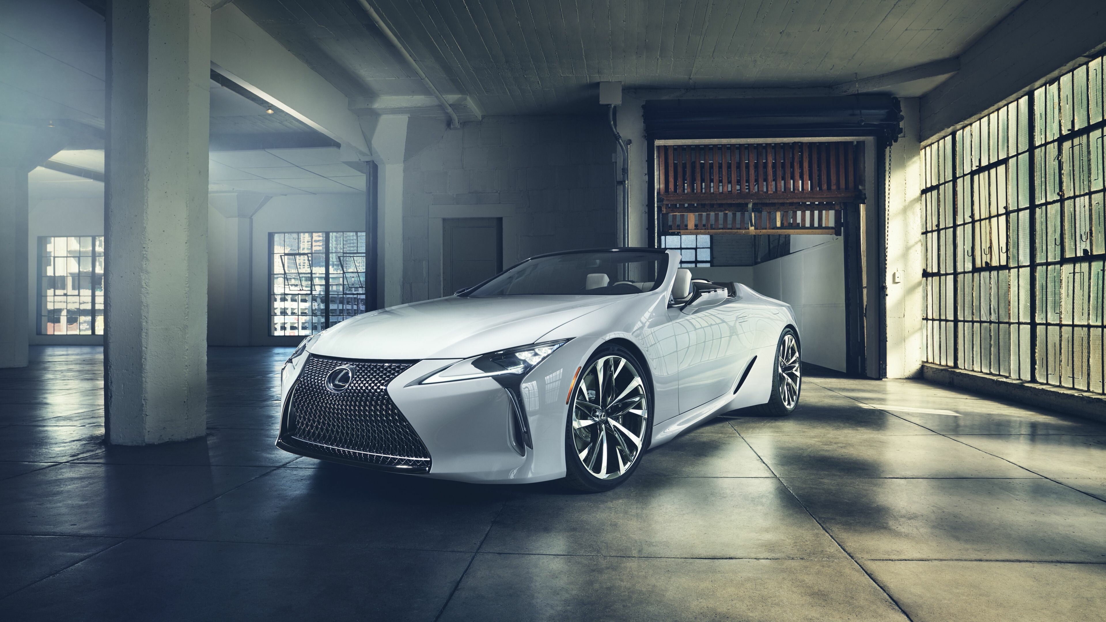 Lexus lc convertible, Concept 2019, Concept cars, 3840x2160 4K Desktop